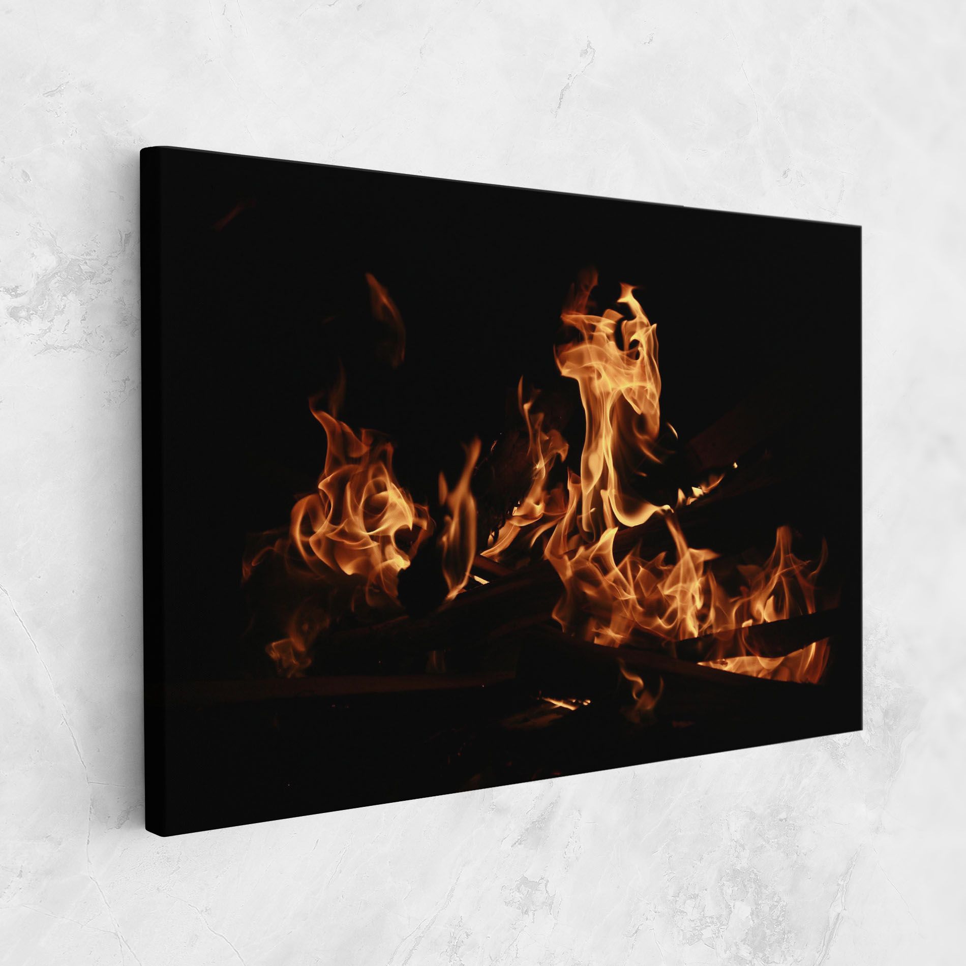 Fire On Black mockup 1