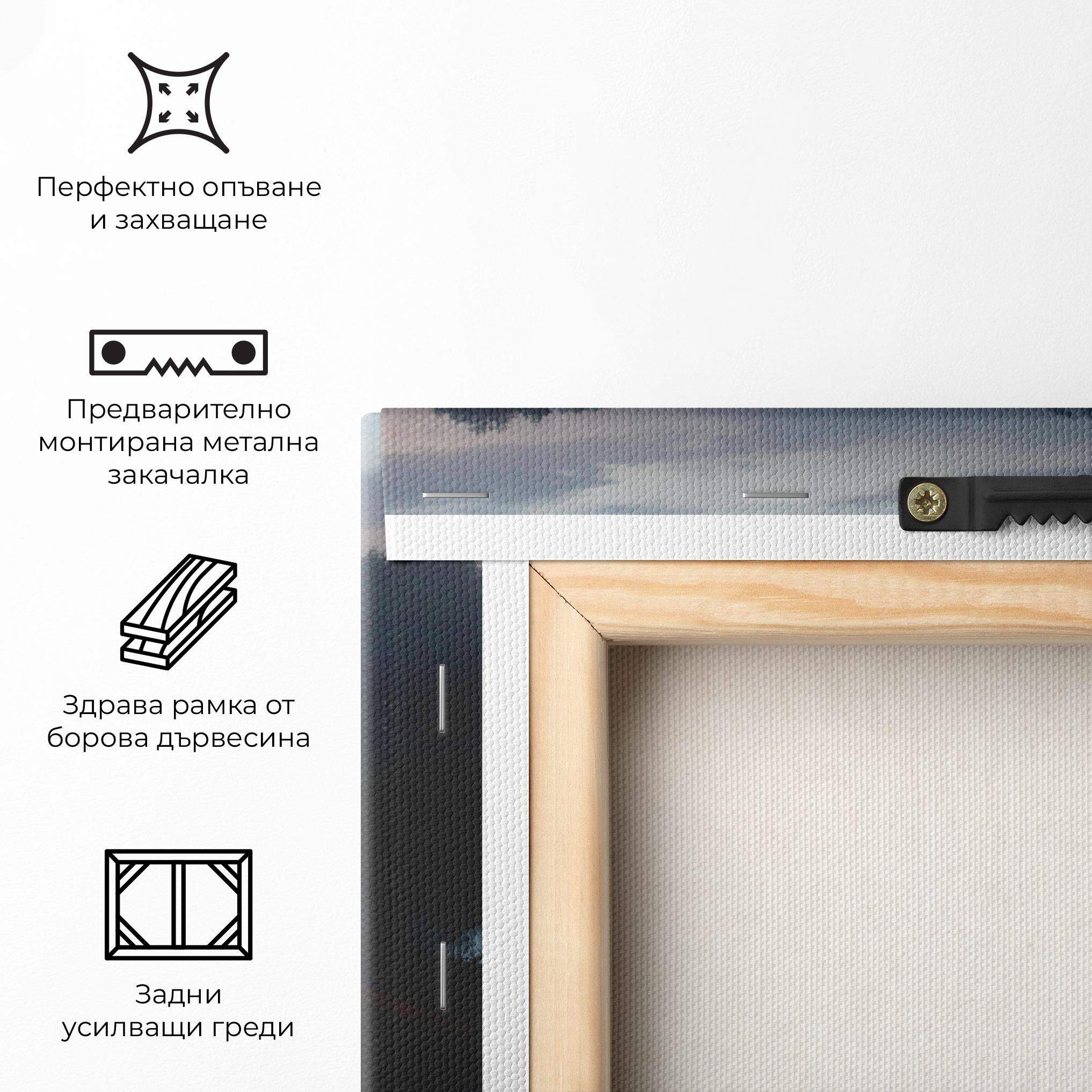 Картина на платно Beautiful Fire View mockup 5