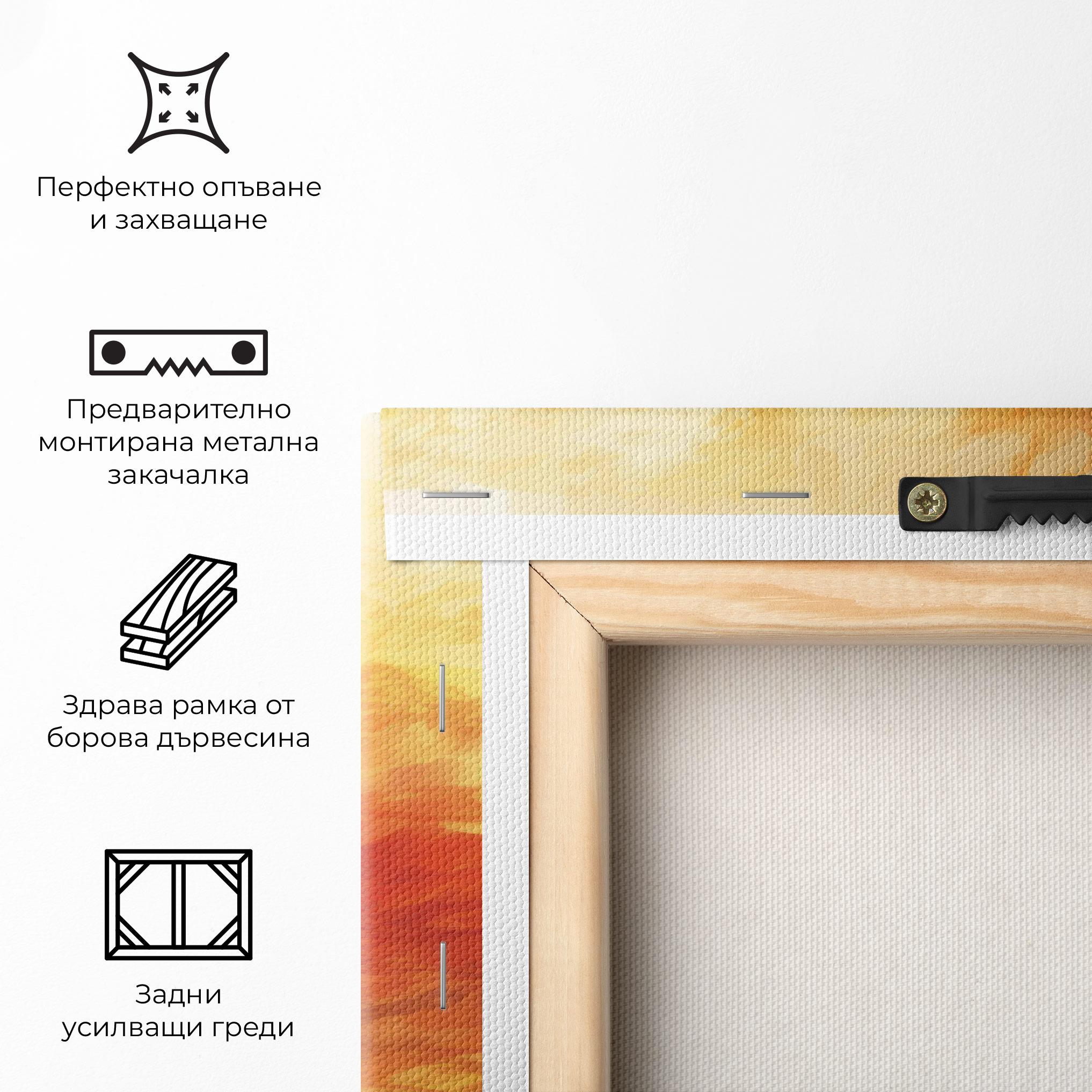 Картина на платно Burning Sparkle mockup 5