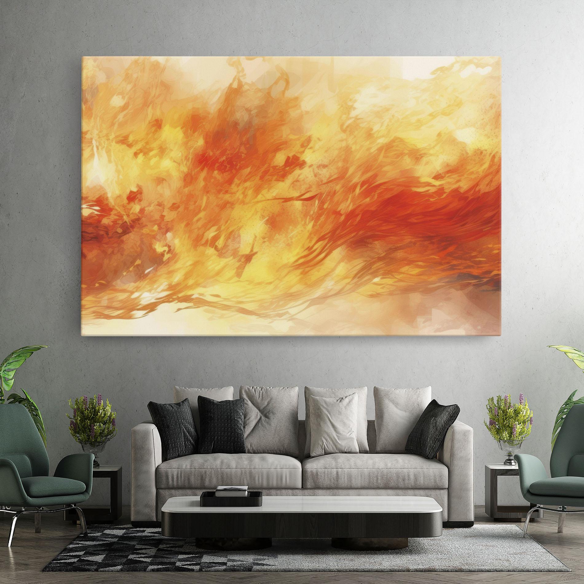 Картина на платно Burning Sparkle mockup 7