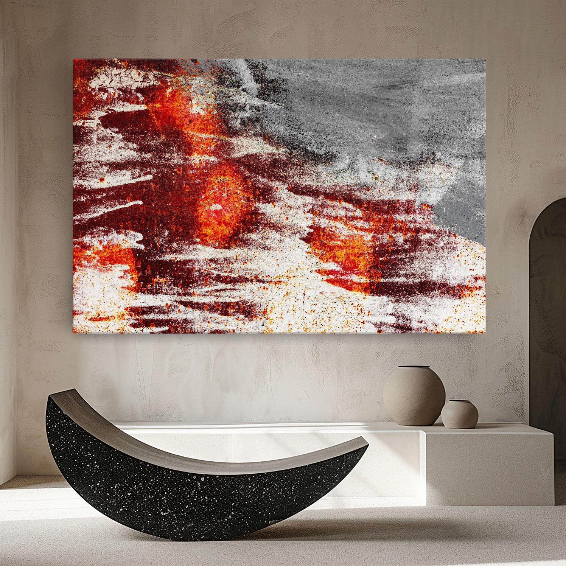 Картина на платно Burning Sign mockup 8