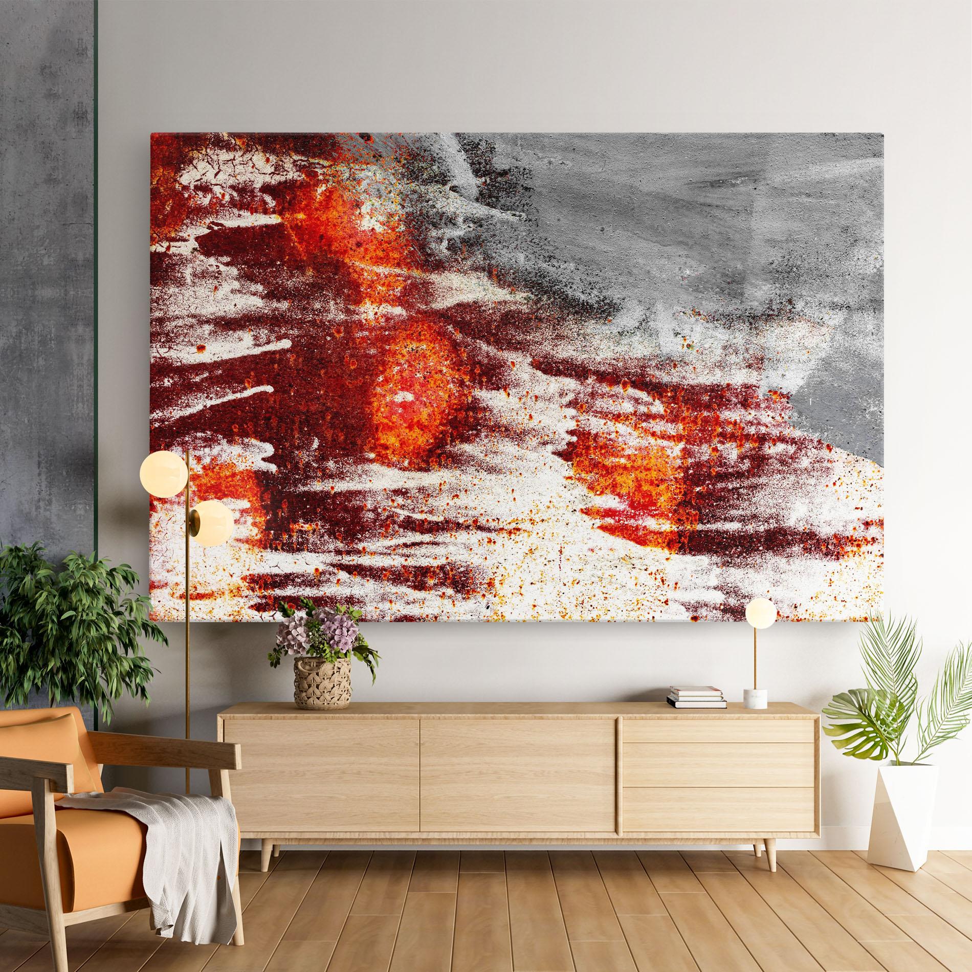 Картина на платно Burning Sign mockup 9