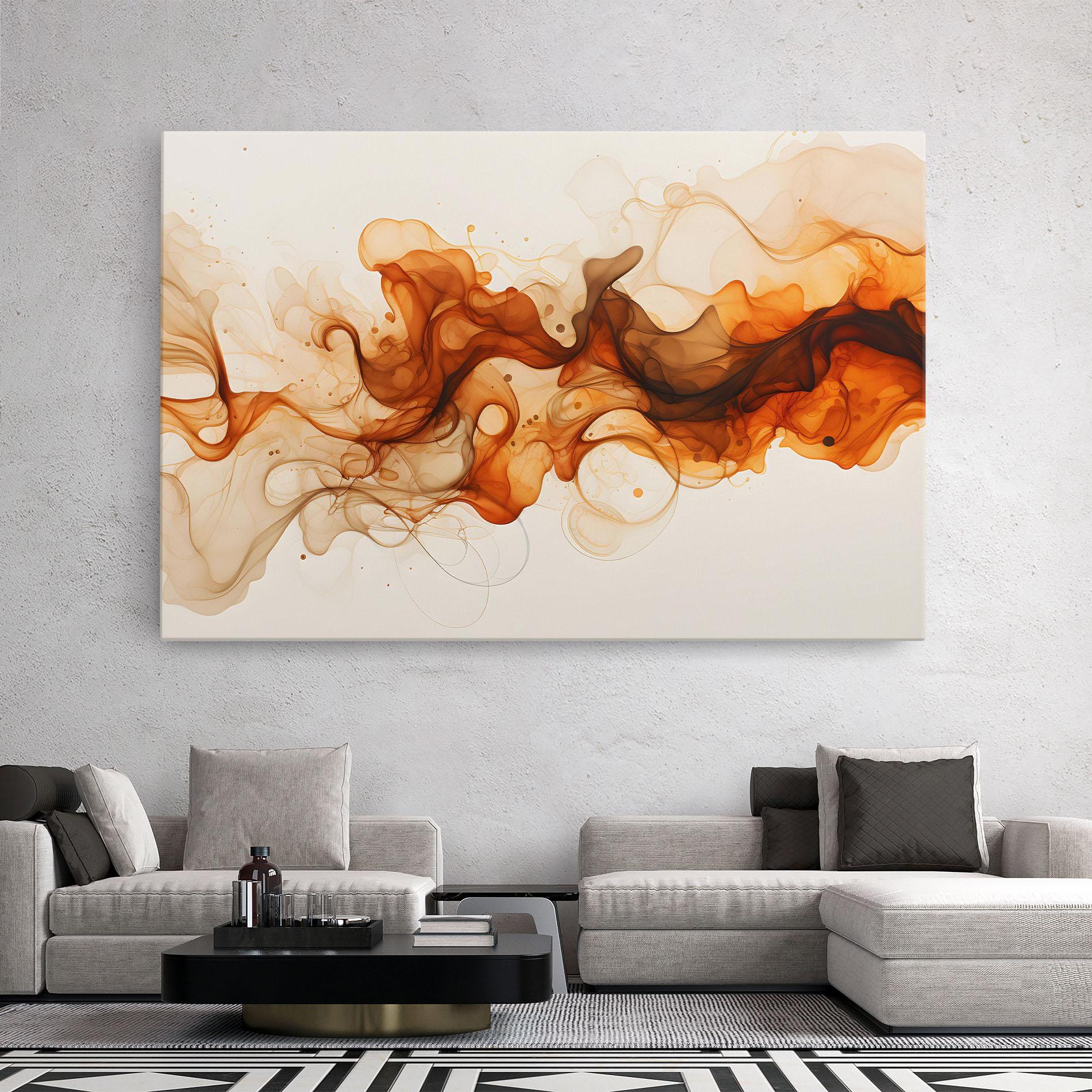 Картина на платно Fire Aroma mockup 2