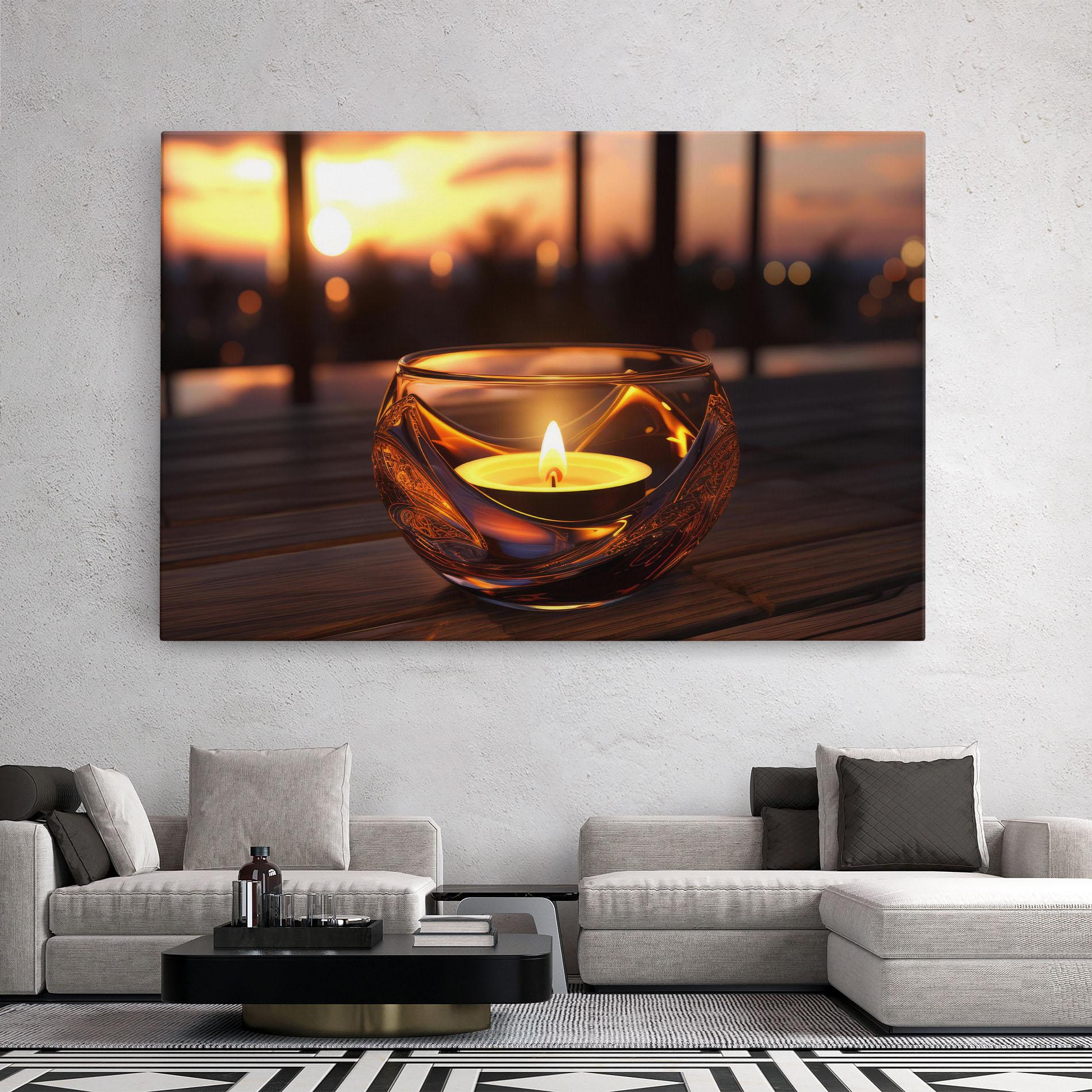 Картина на платно Fire Bowl mockup 2