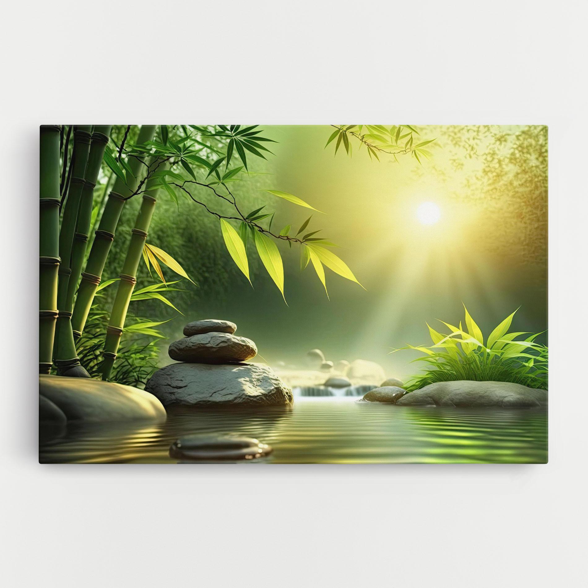 Картина на платно Relaxing Spa Nature mockup 0