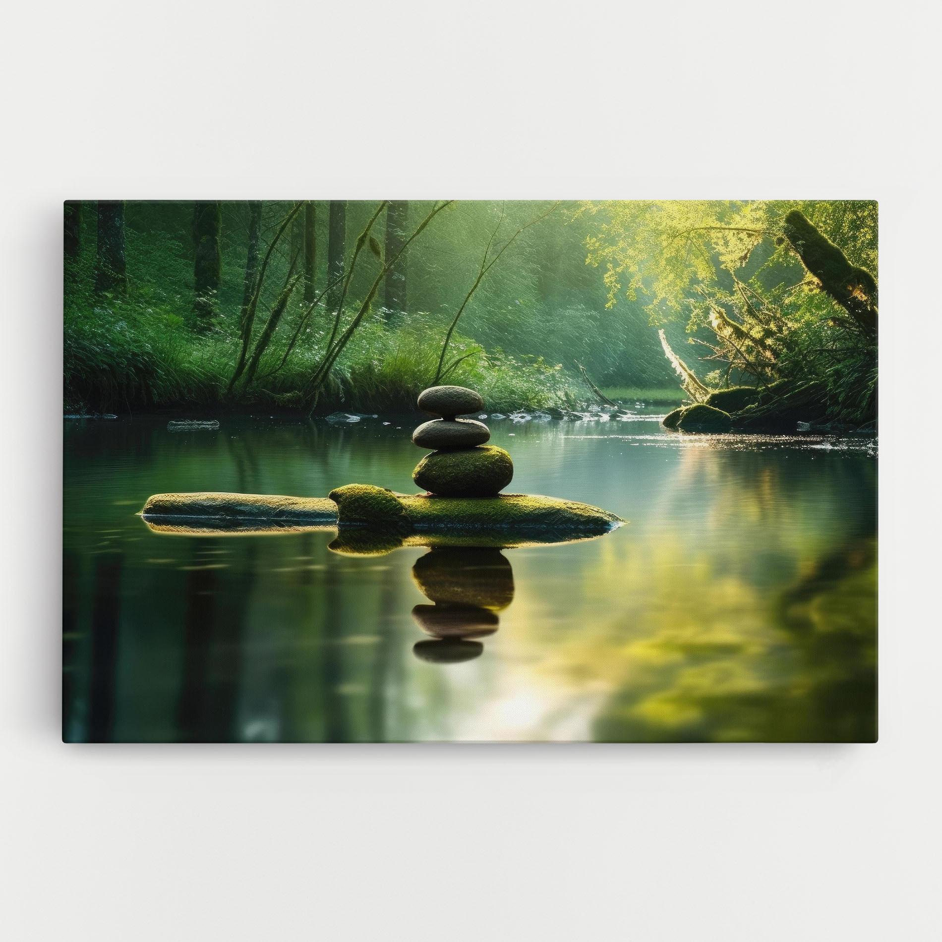 Картина на платно Spiritual Stones mockup 0