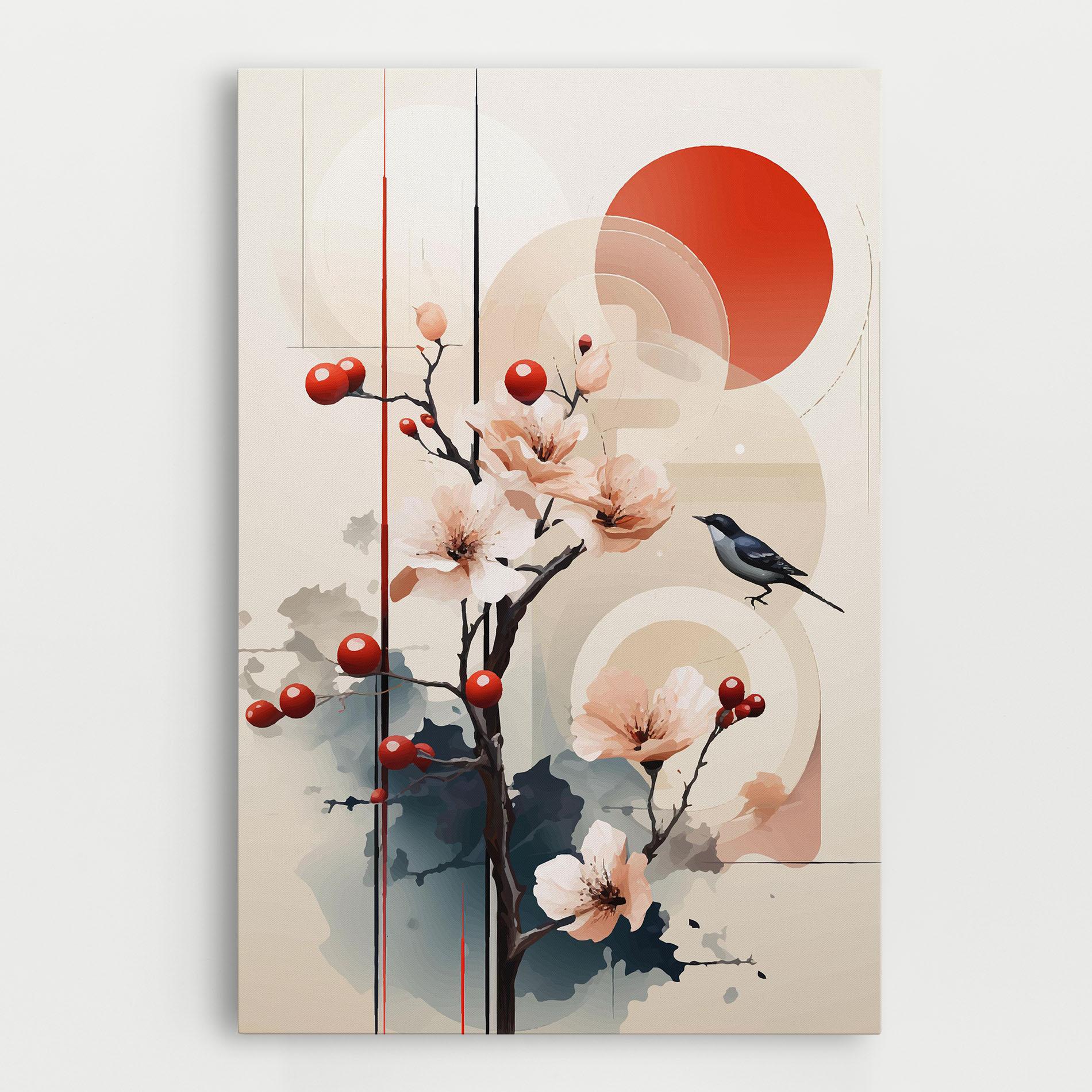 Картина на платно Cream Nature mockup 0