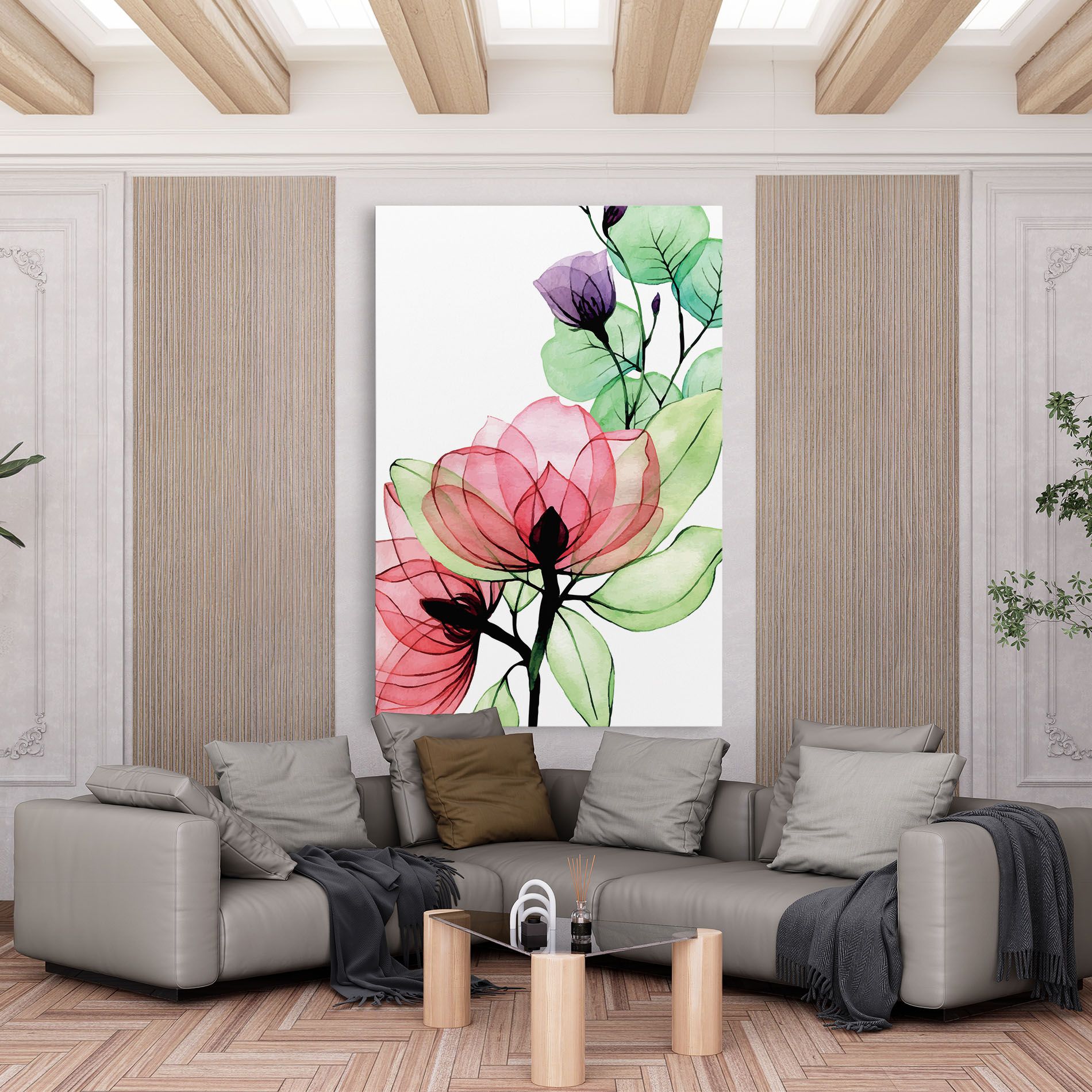 Pink Green Nature mockup 6