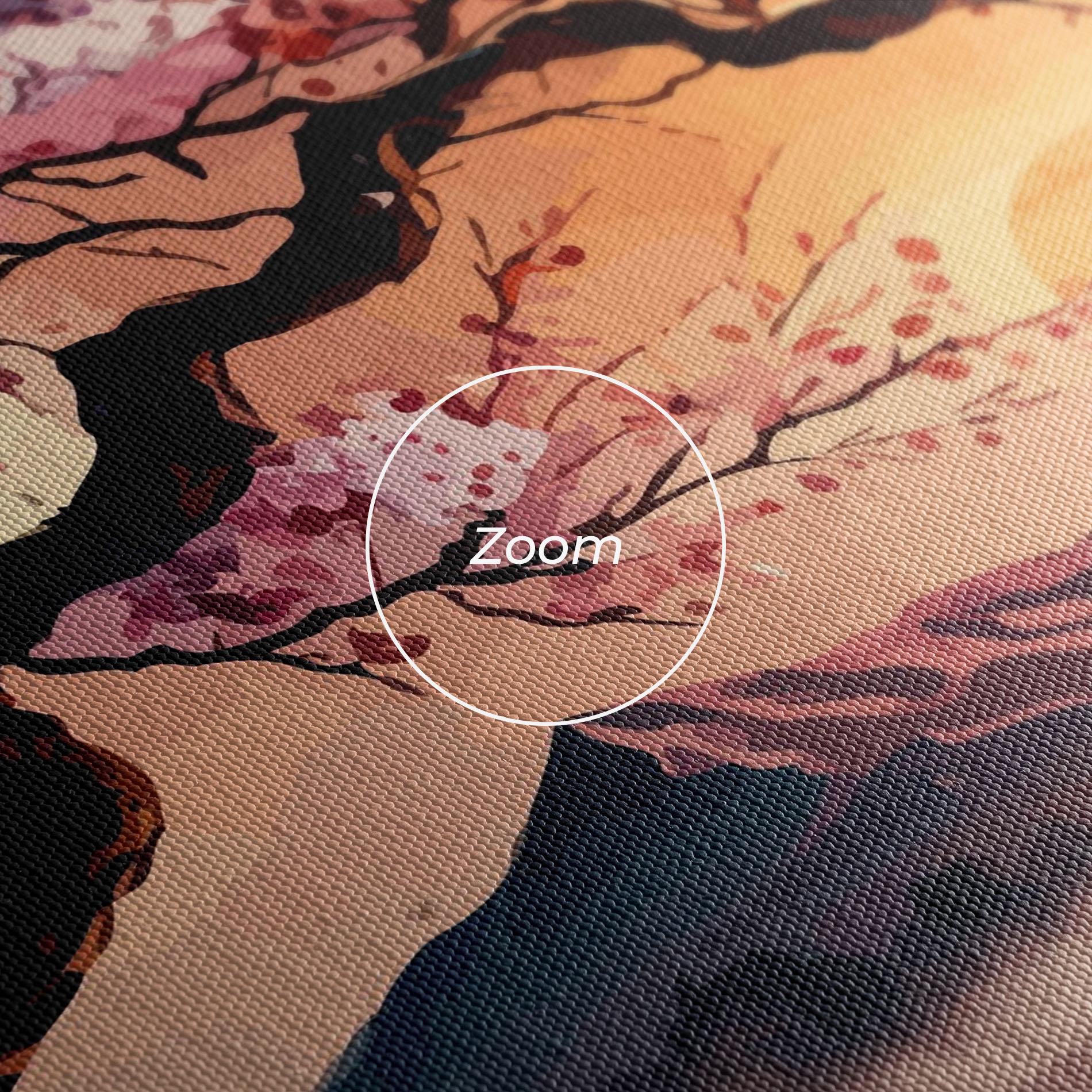 Картина на платно Pink Tree Nature mockup 3