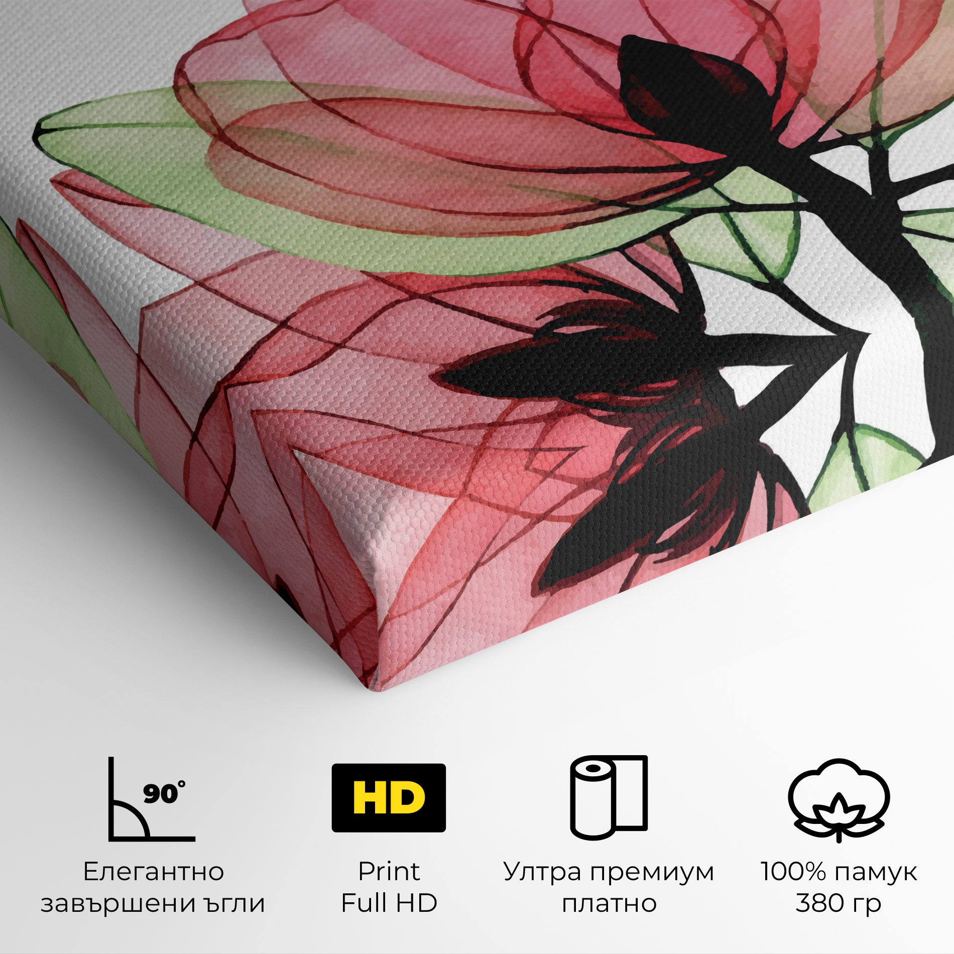 Pink Green Nature mockup 4