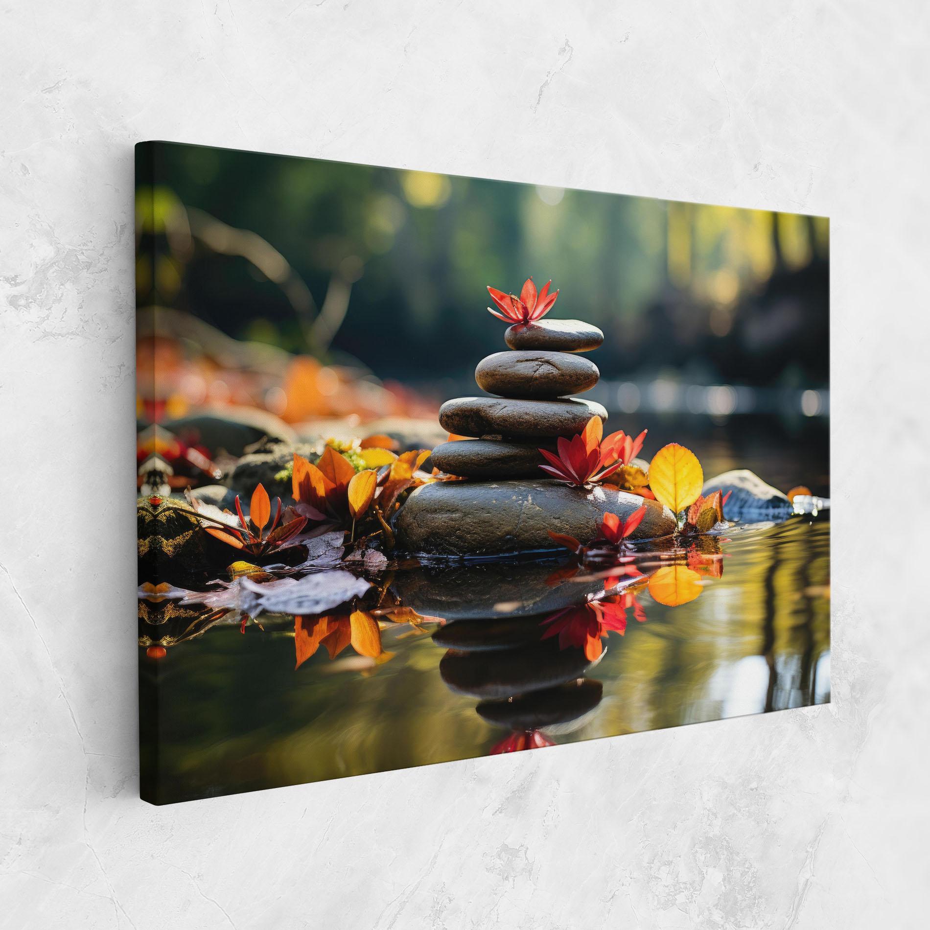 Картина на платно Autumn Stones mockup 1