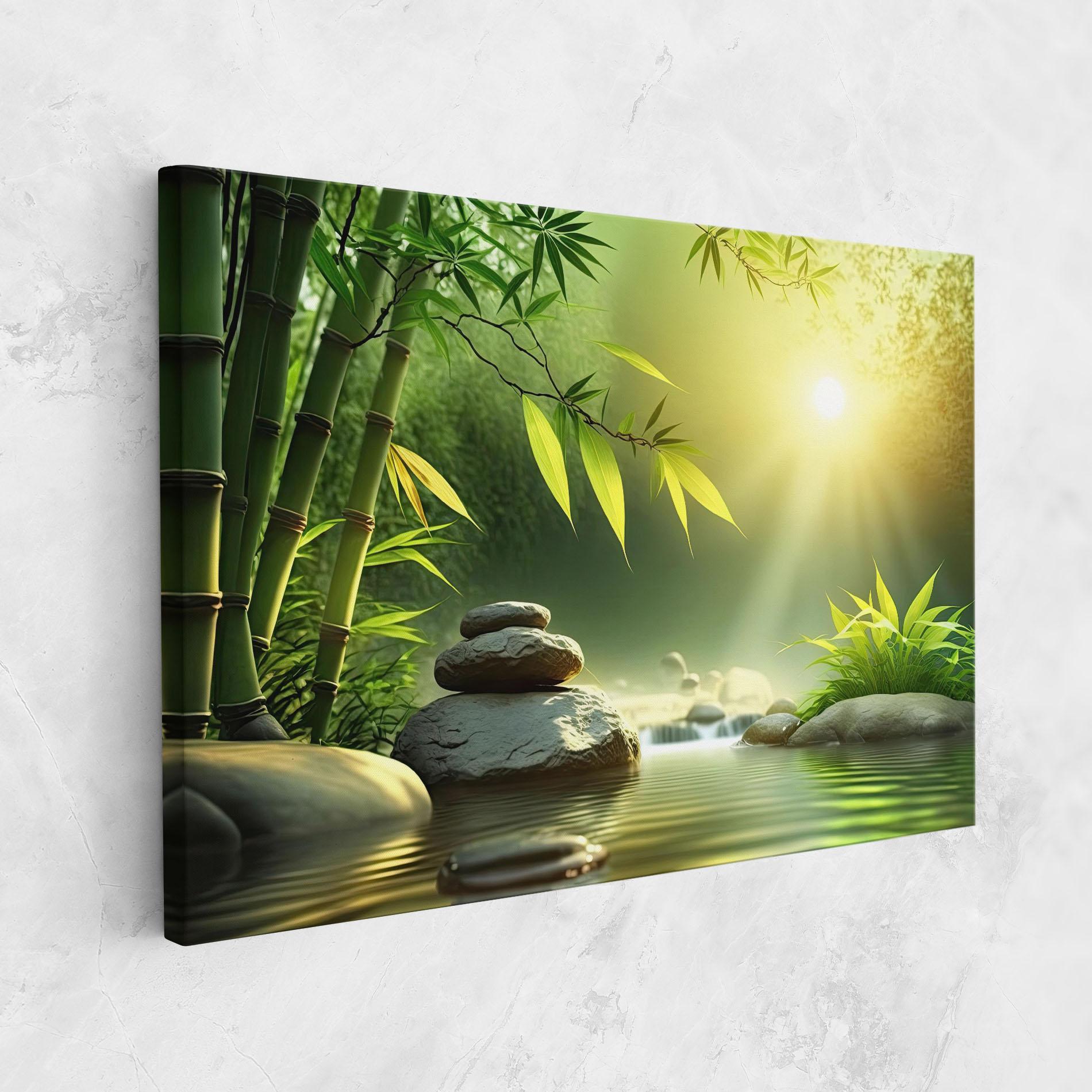 Картина на платно Relaxing Spa Nature mockup 1
