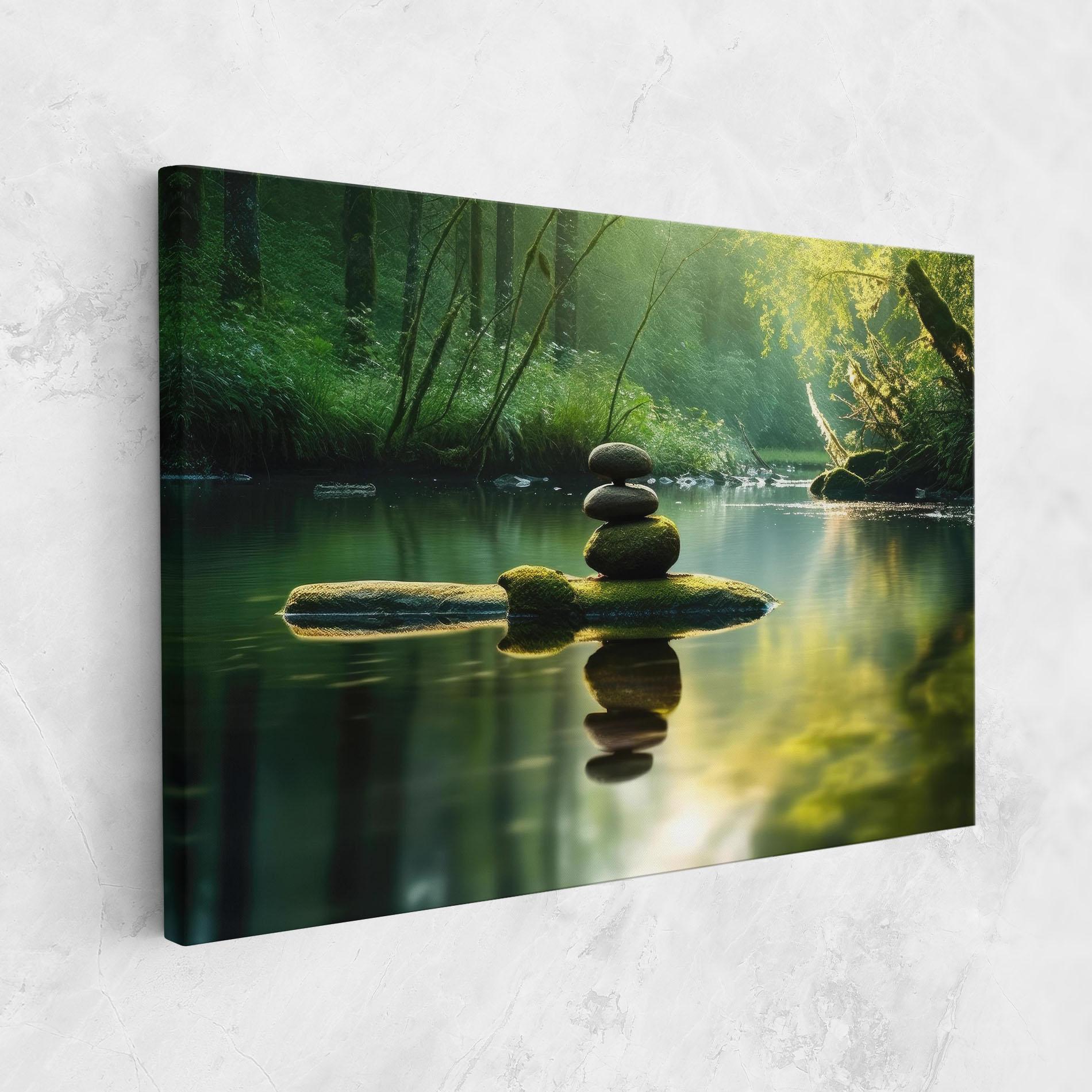 Картина на платно Spiritual Stones mockup 1