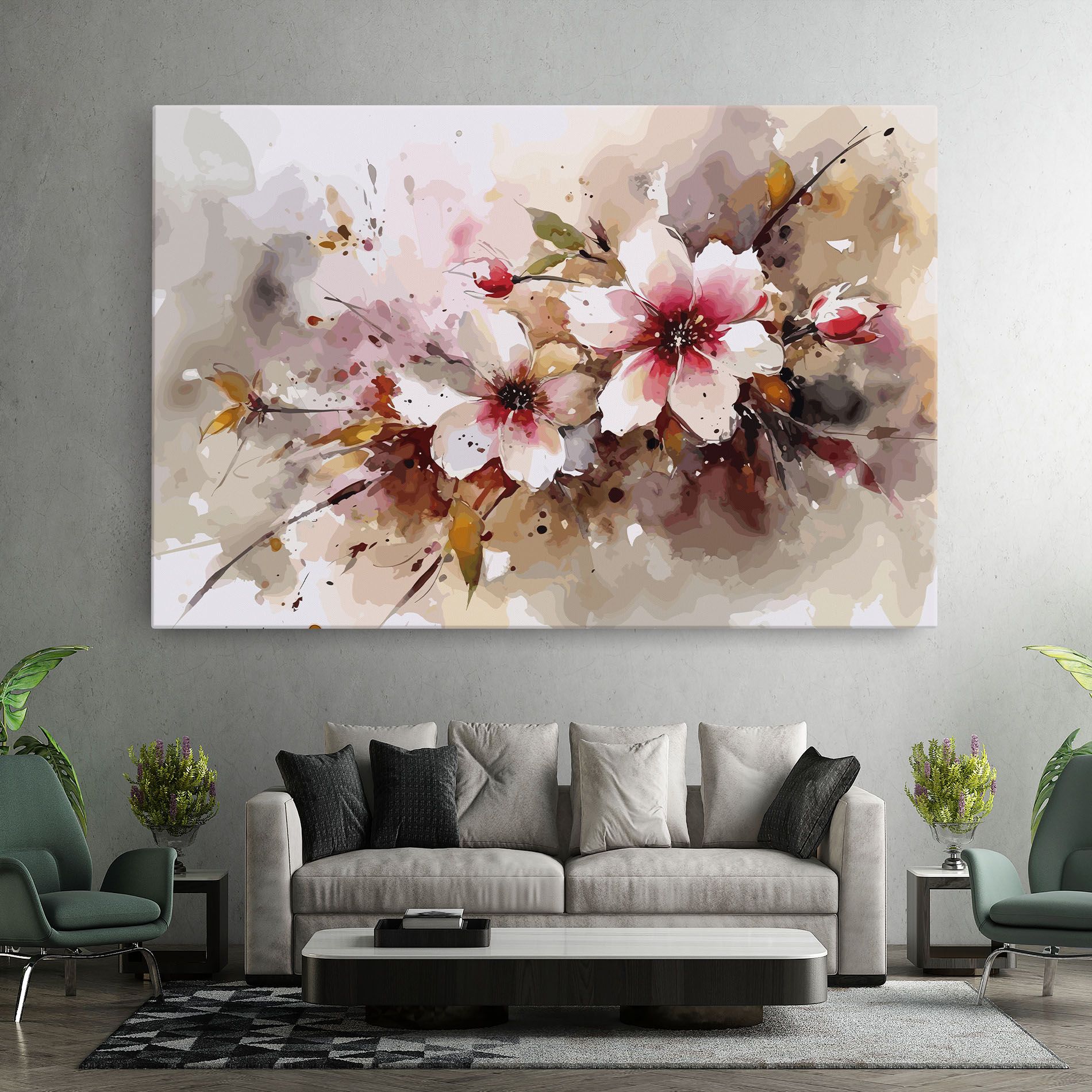 Beautiful Cherry Flower mockup 7