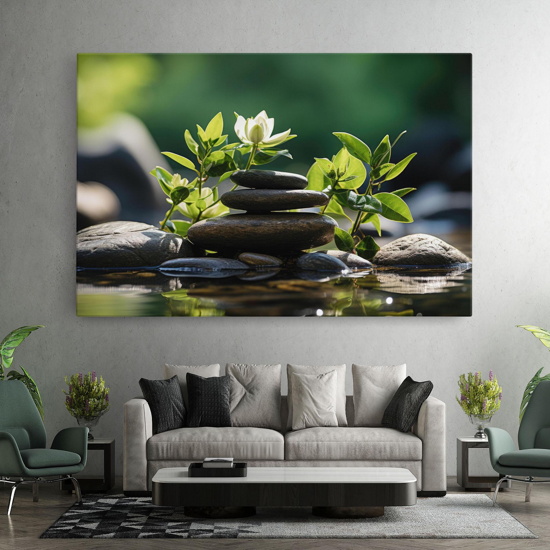 Картина на платно Cinematic Stones mockup 7