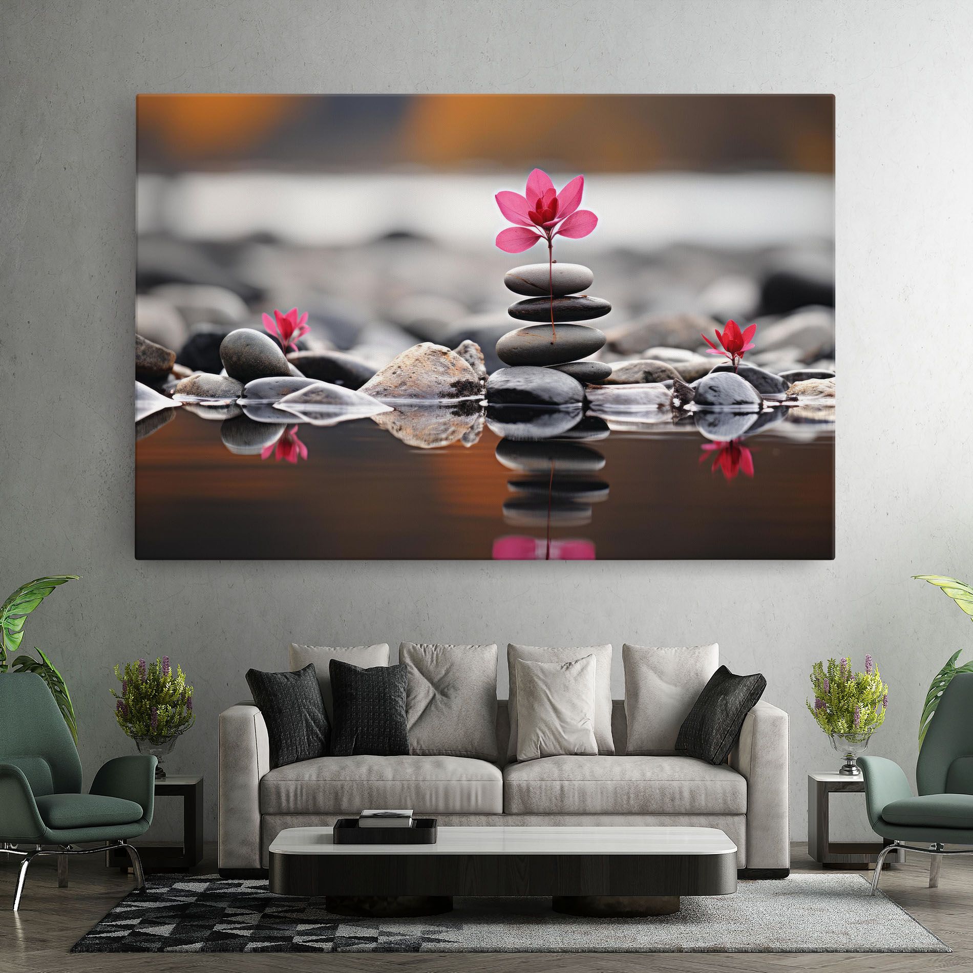 Grey Rocks Flower mockup 7