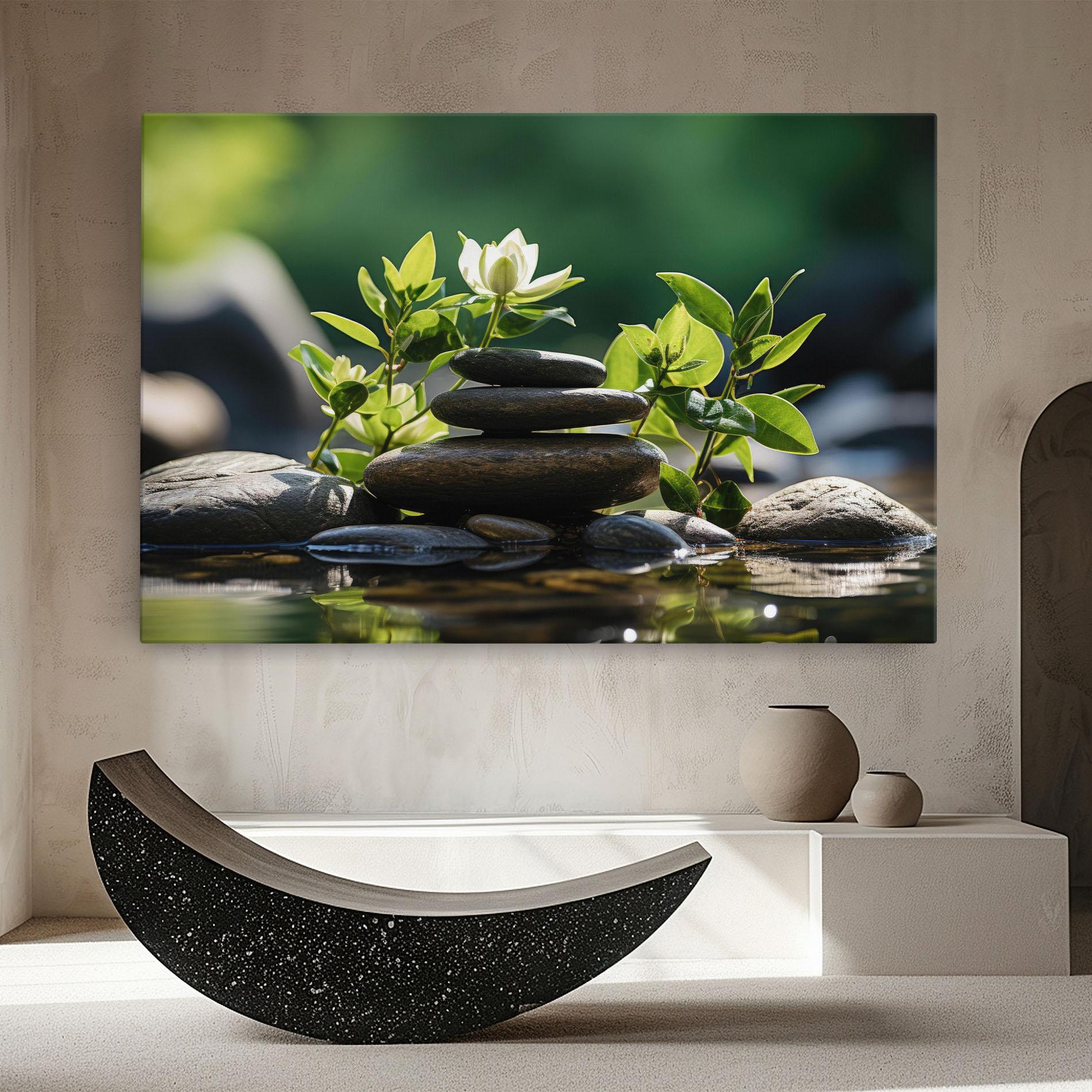 Картина на платно Cinematic Stones mockup 8