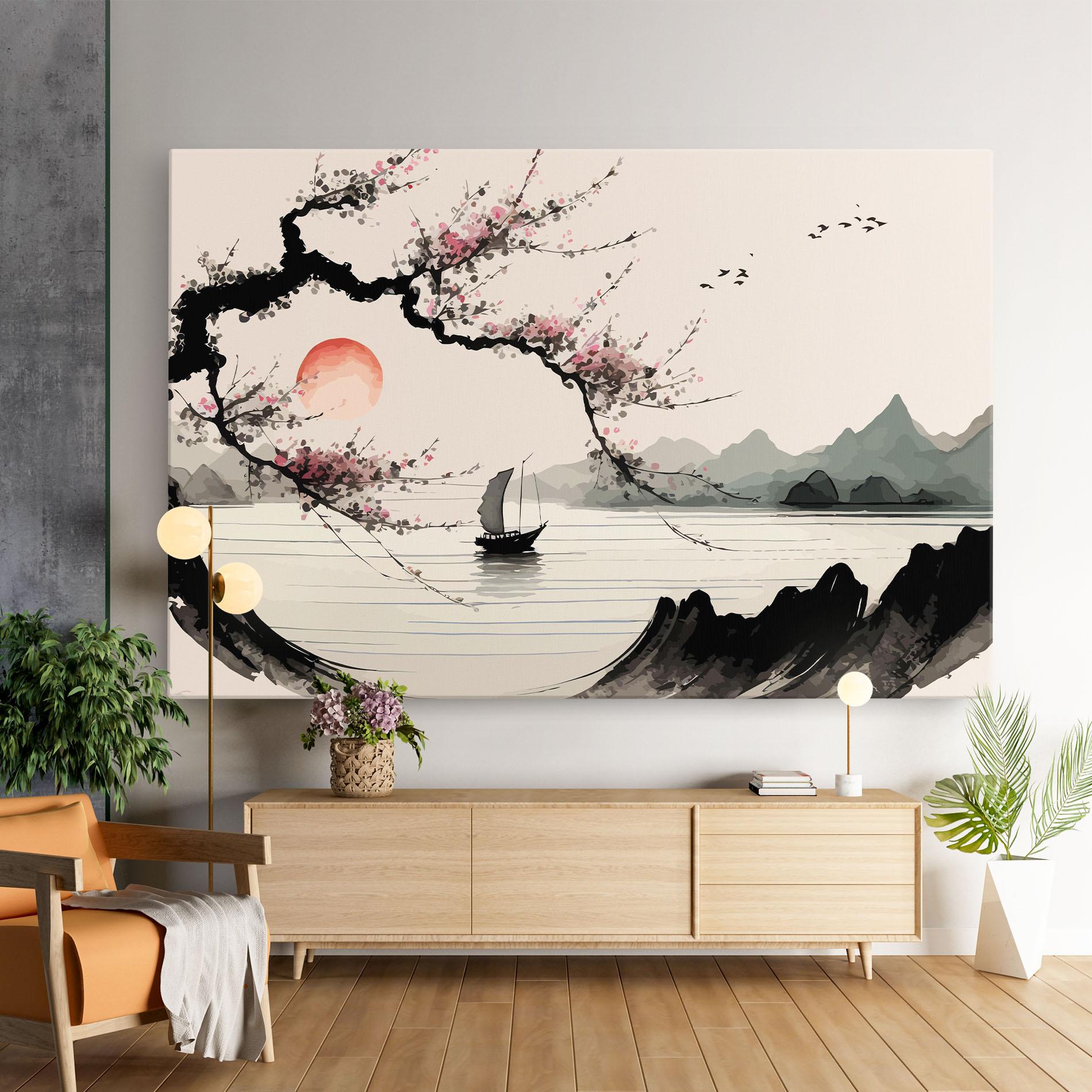 Картина на платно Relaxing Nature mockup 9