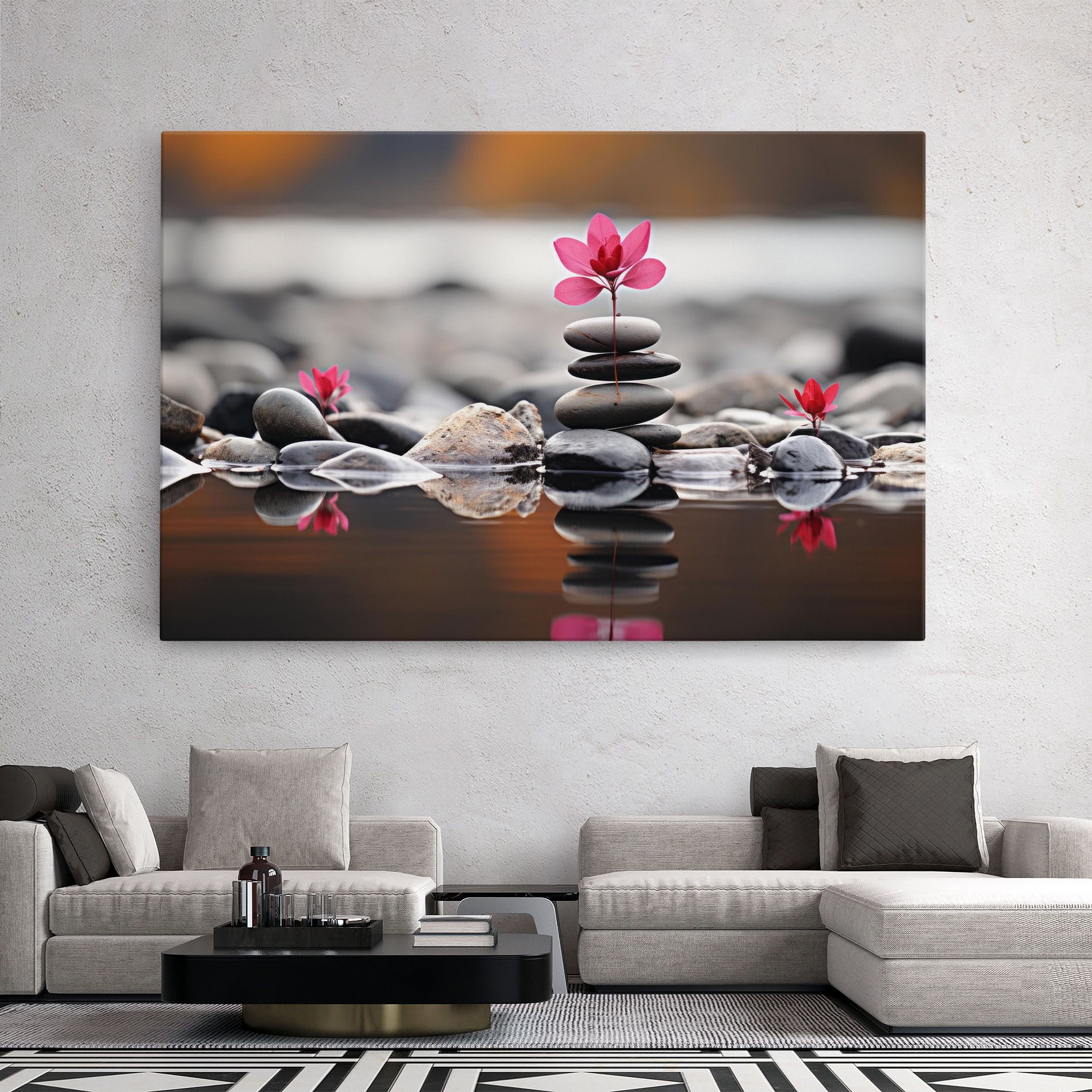 Grey Rocks Flower mockup 2