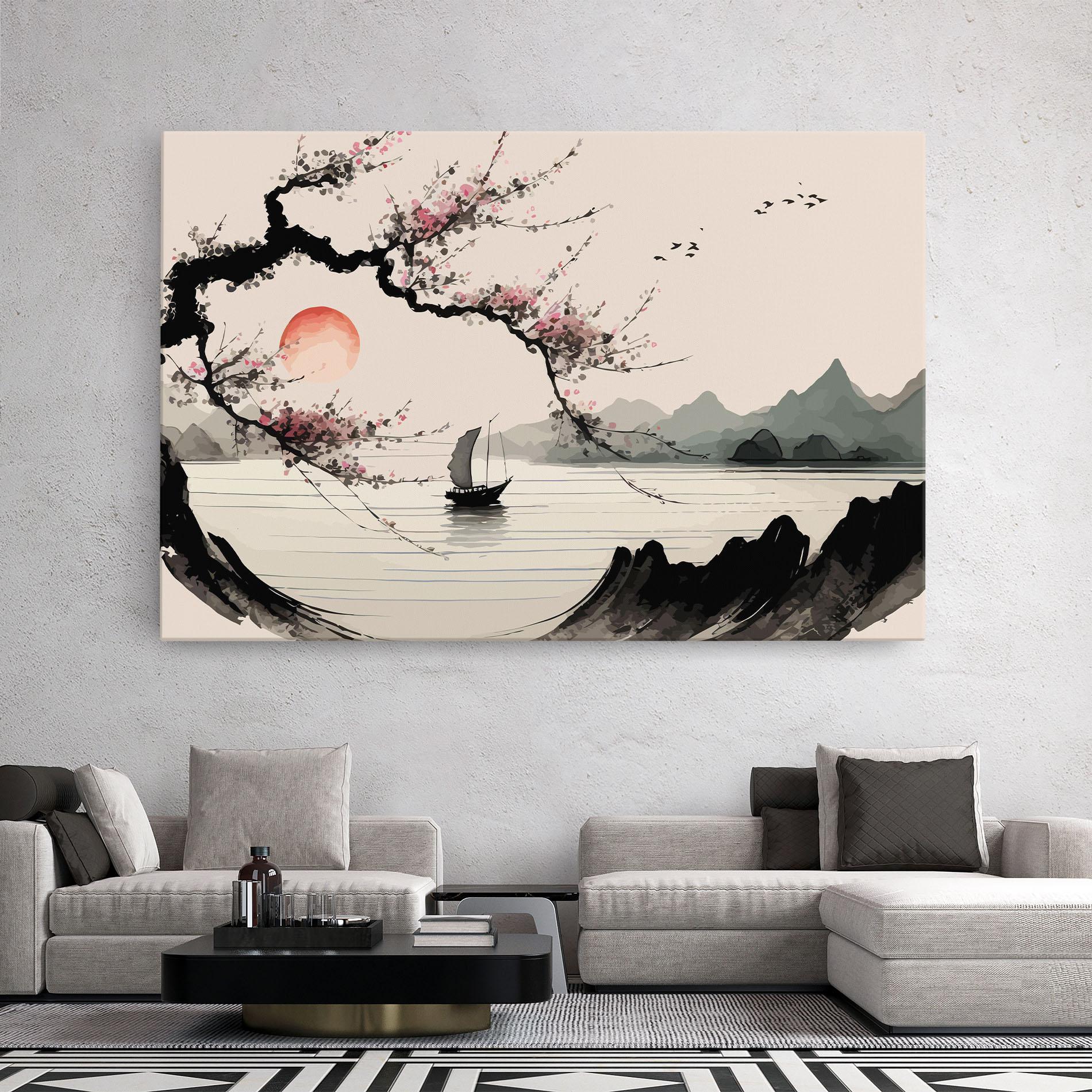 Картина на платно Relaxing Nature mockup 2