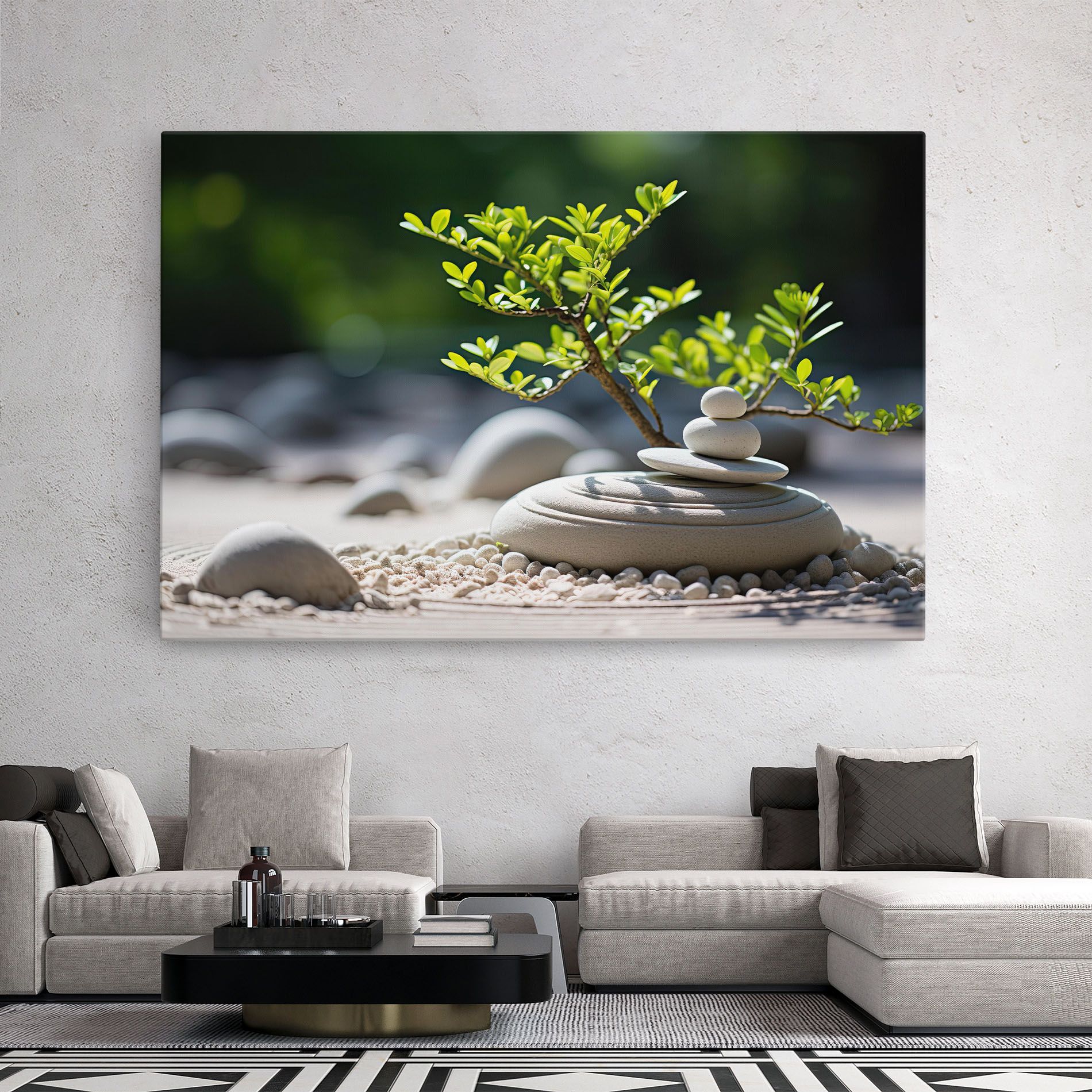 White Pebbles Plants mockup 2