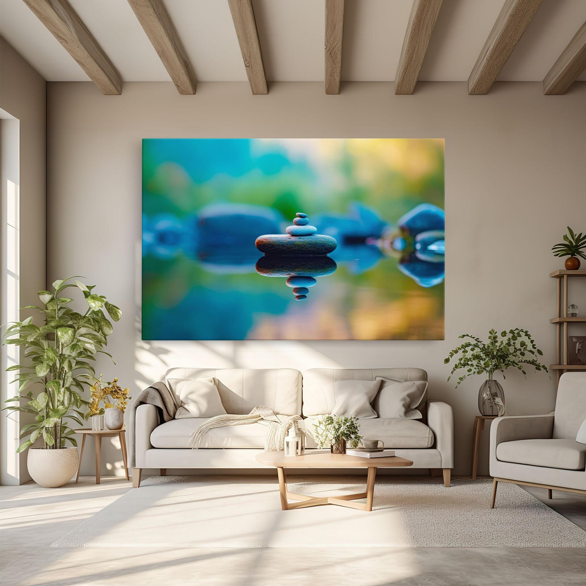 Картина на платно Pile Rocks mockup 6