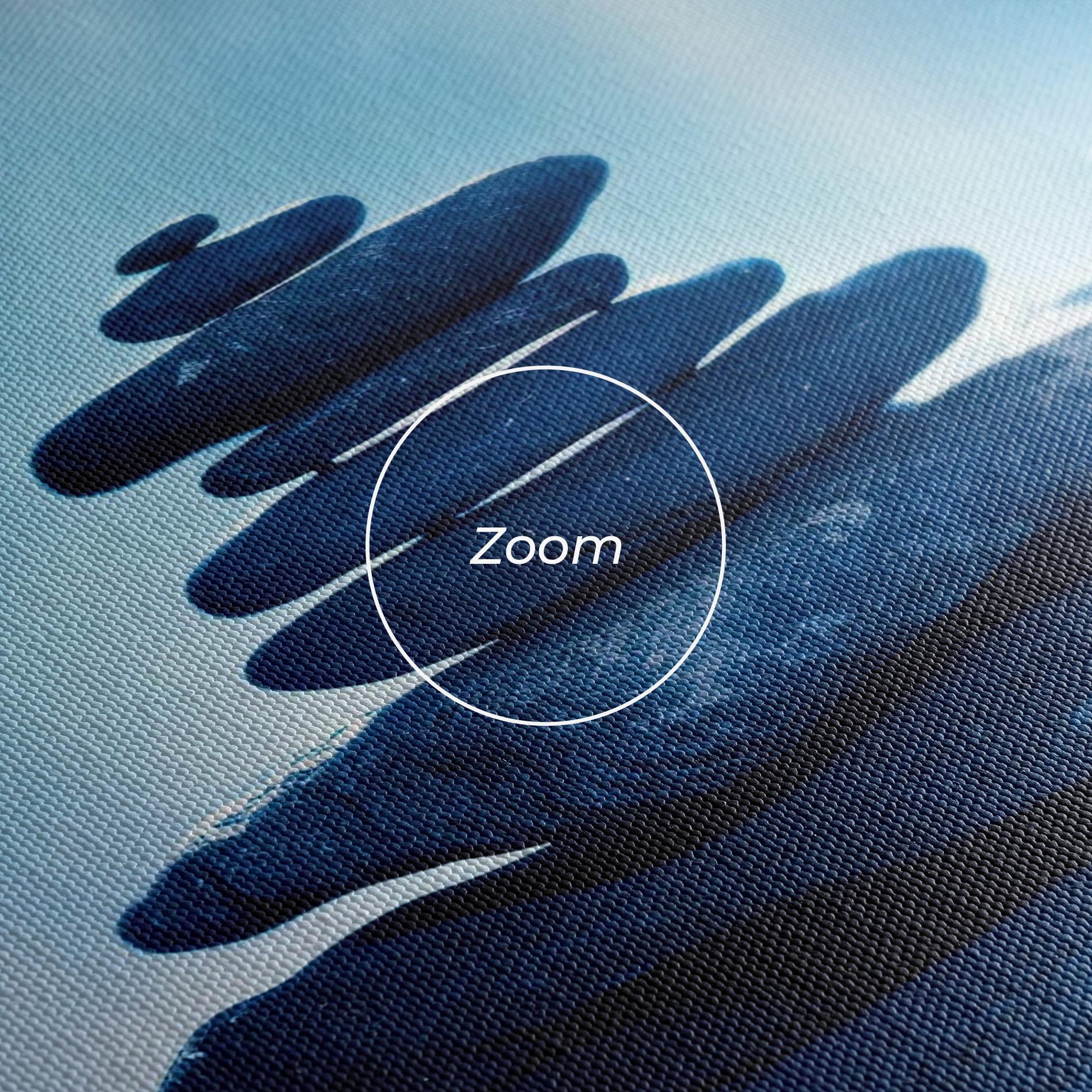 Картина на платно Blue Light Stone mockup 3