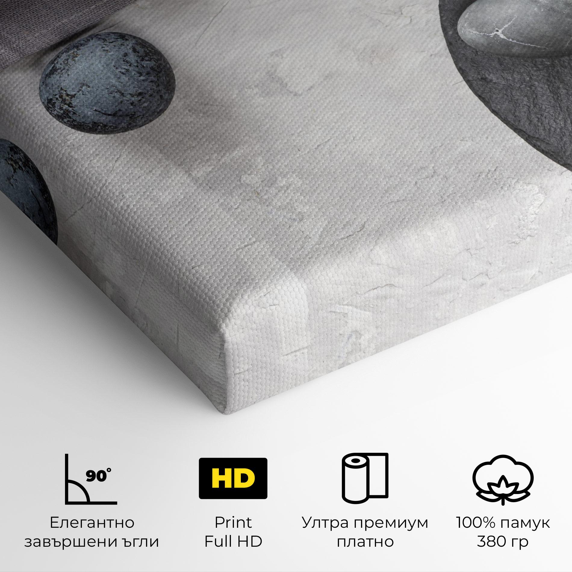 Картина на платно Eggs Stone mockup 4