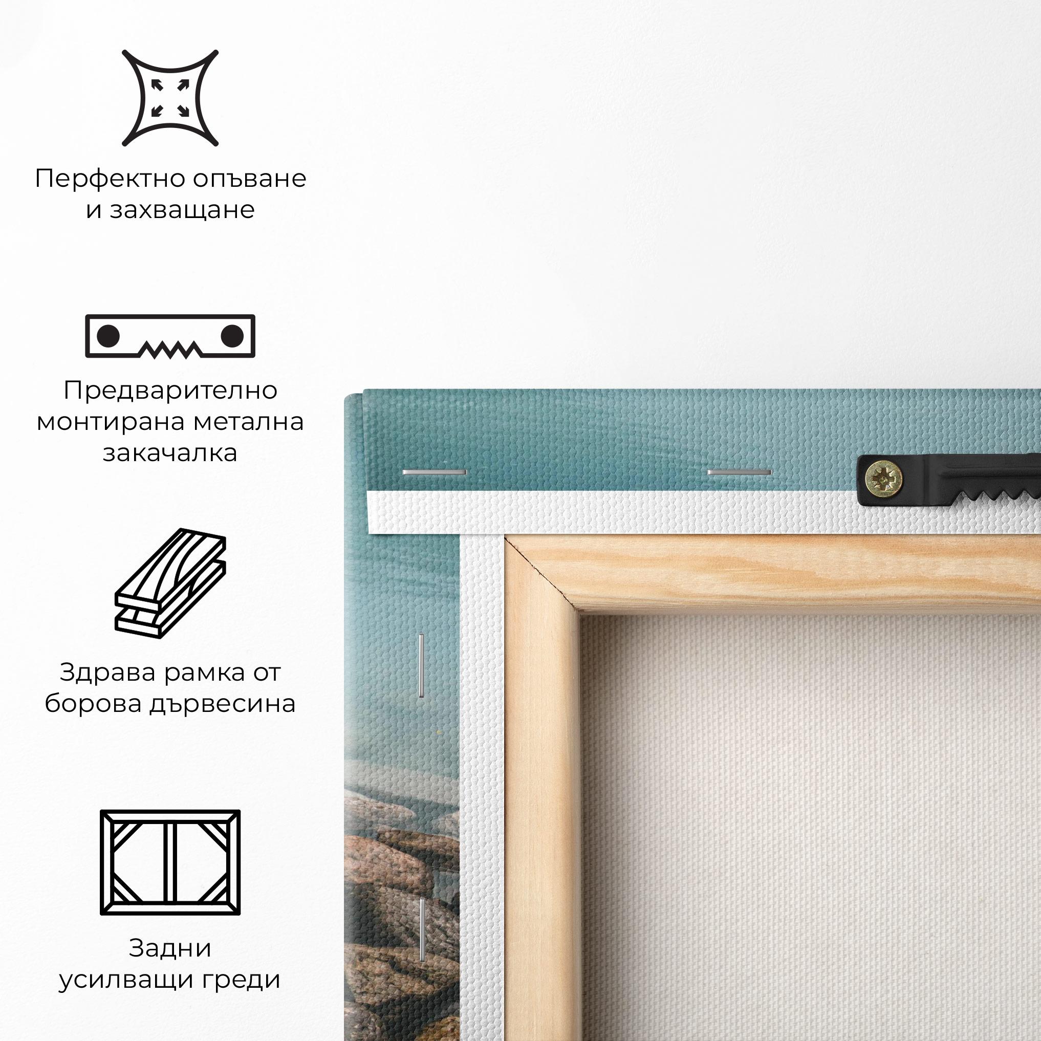 Картина на платно Canada Stones mockup 5