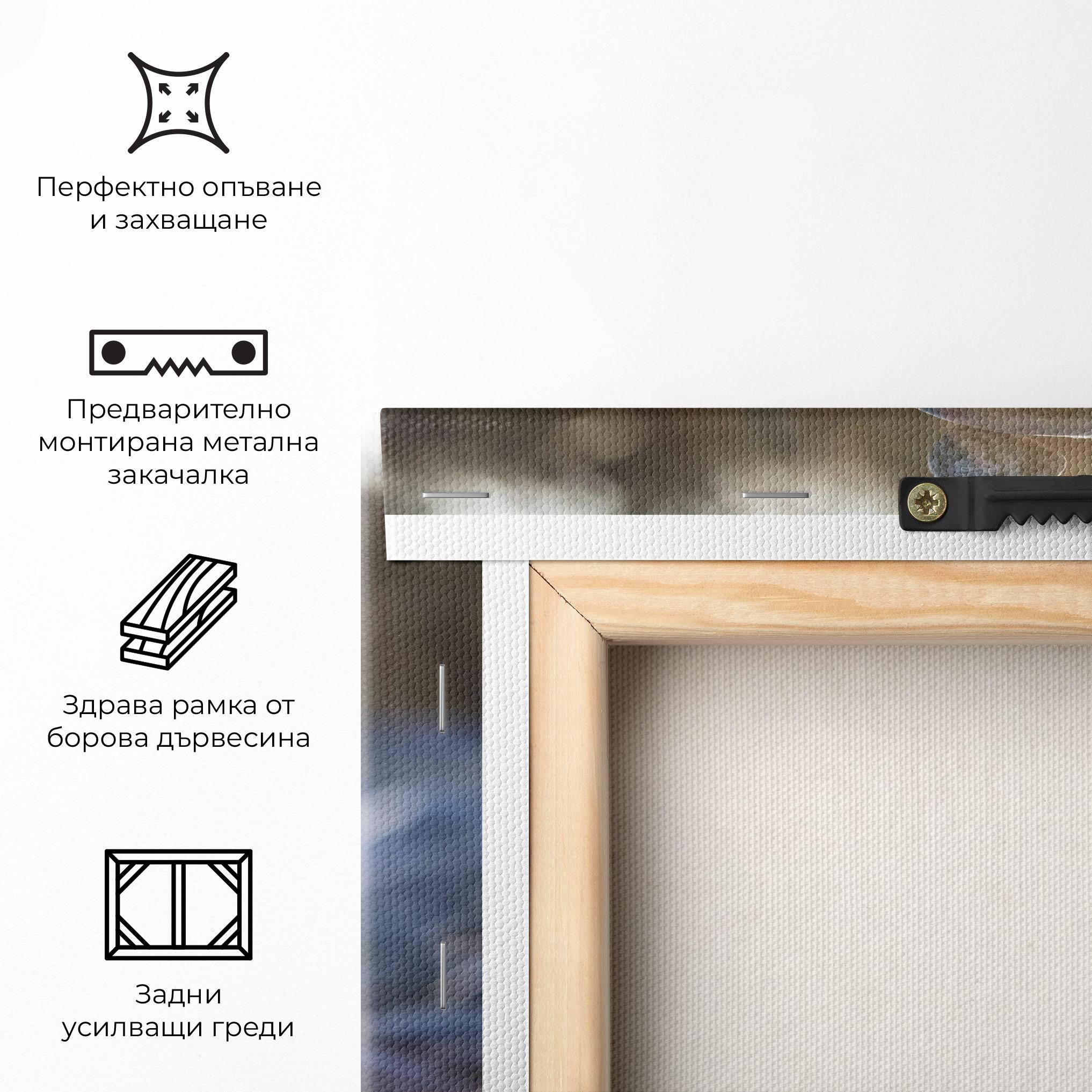 Картина на платно Closeup Shot Rocks mockup 5