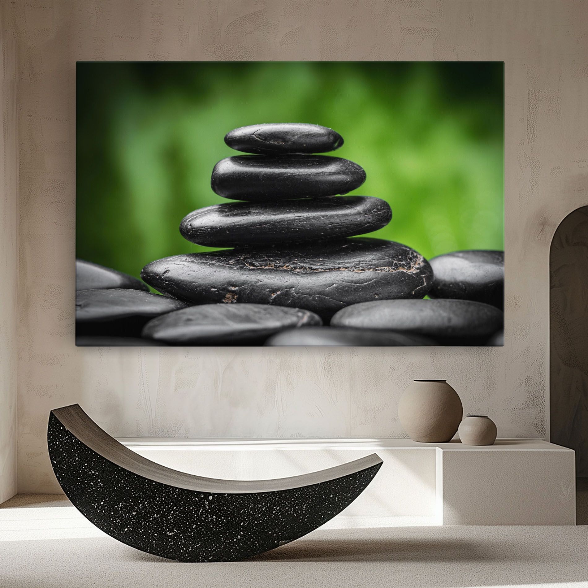 Black Stone Meditation mockup 8