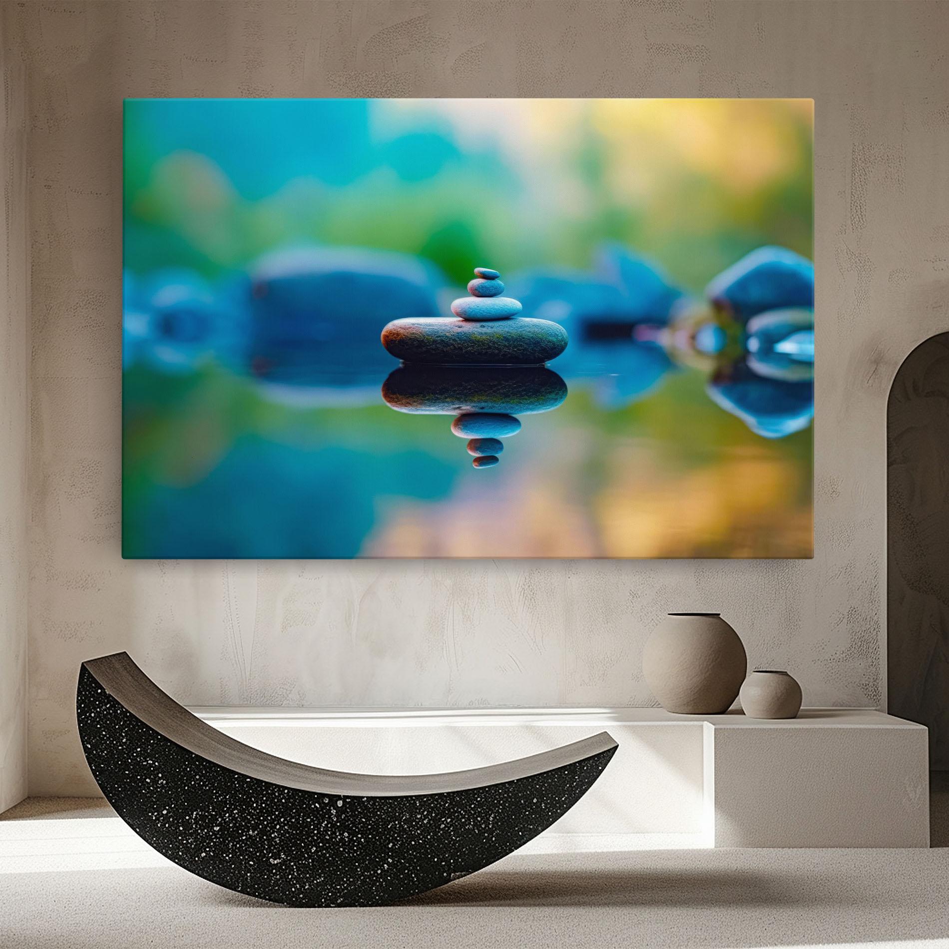 Картина на платно Pile Rocks mockup 8