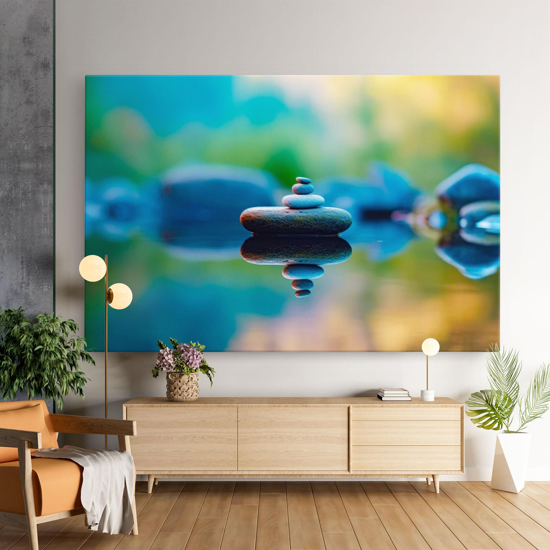 Картина на платно Pile Rocks mockup 9