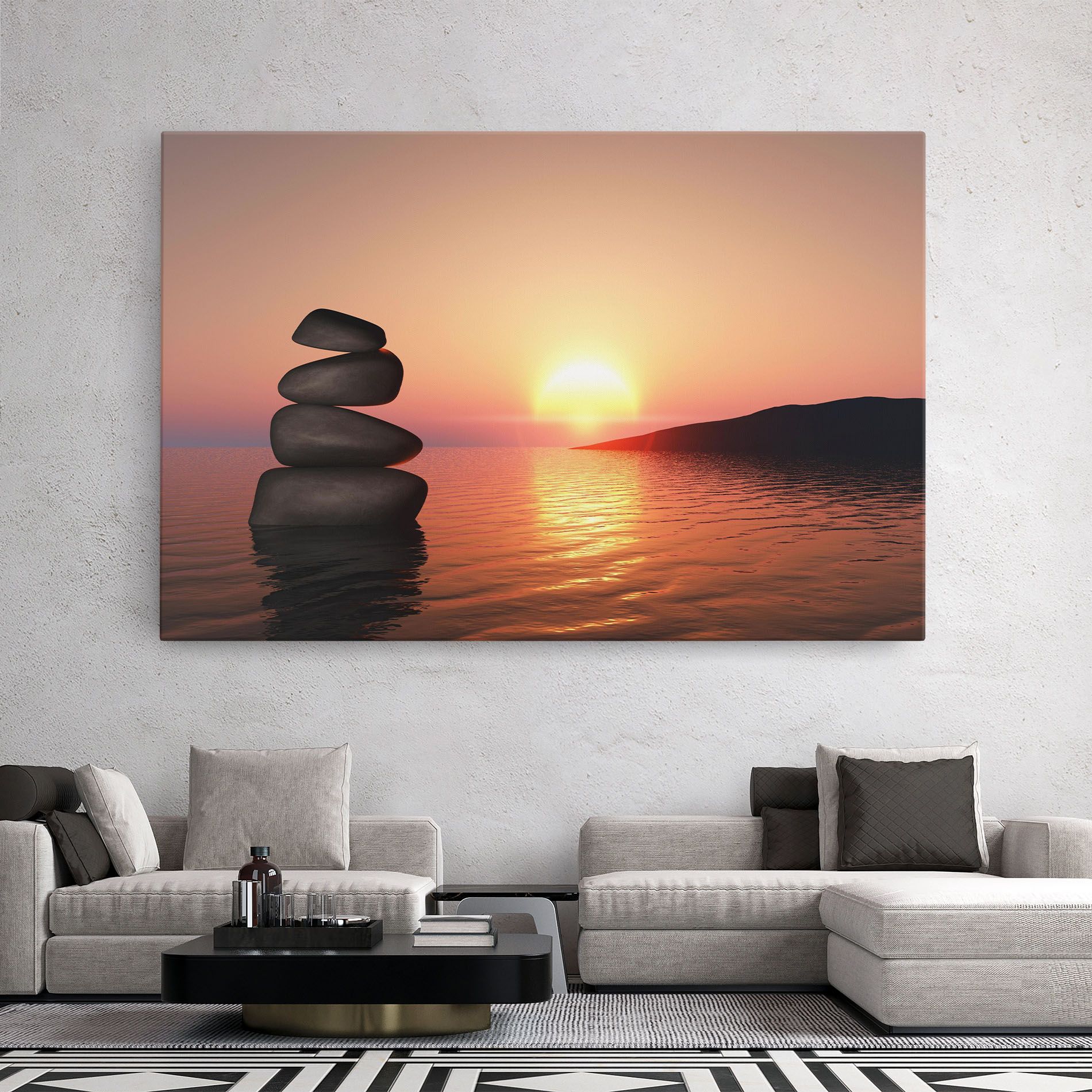 Peace And Sunset mockup 2