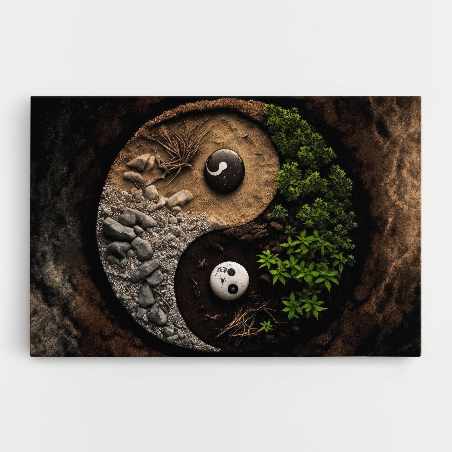 Картина на платно Nature Yinyang mockup 0