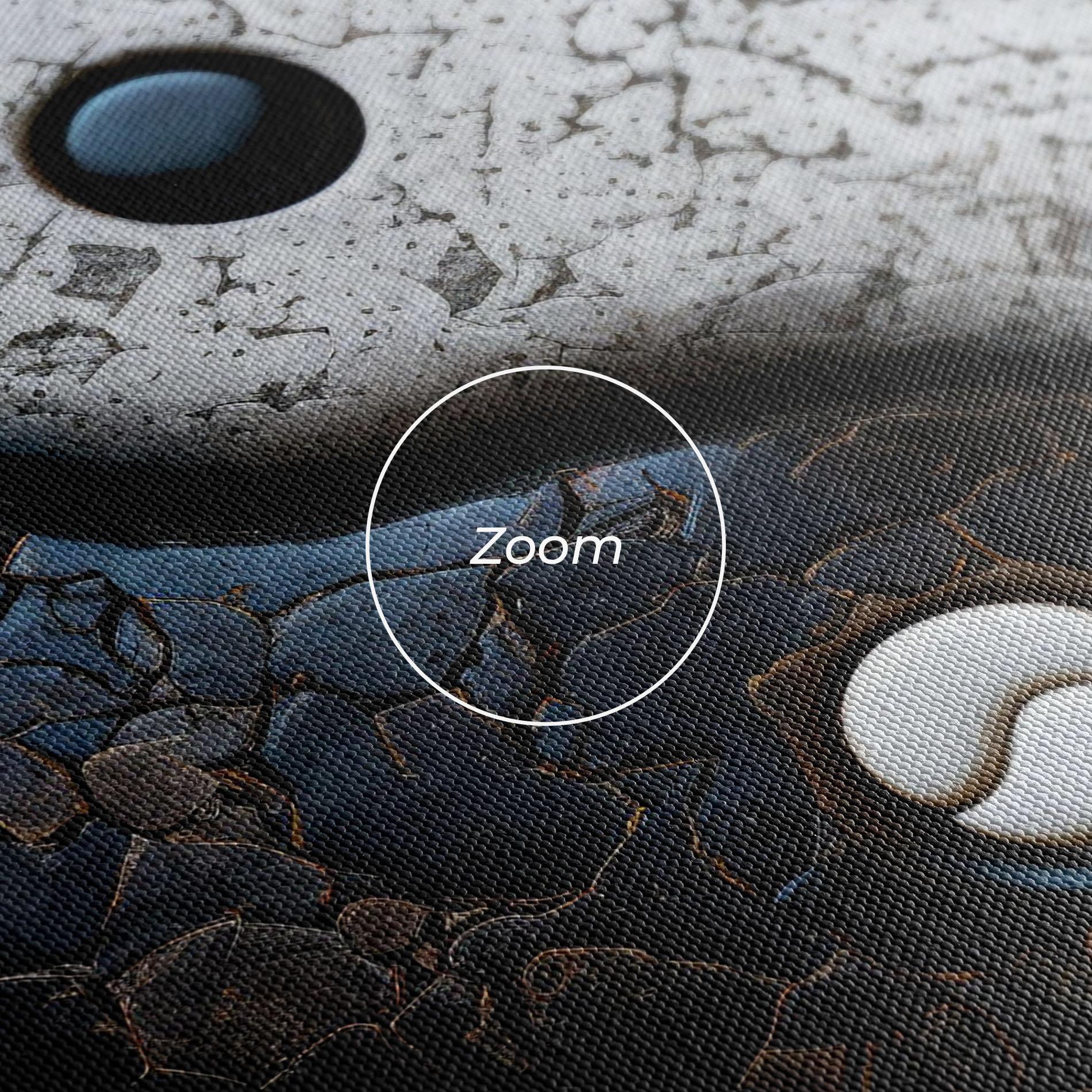 Картина на платно Black Stone Yinyang mockup 3