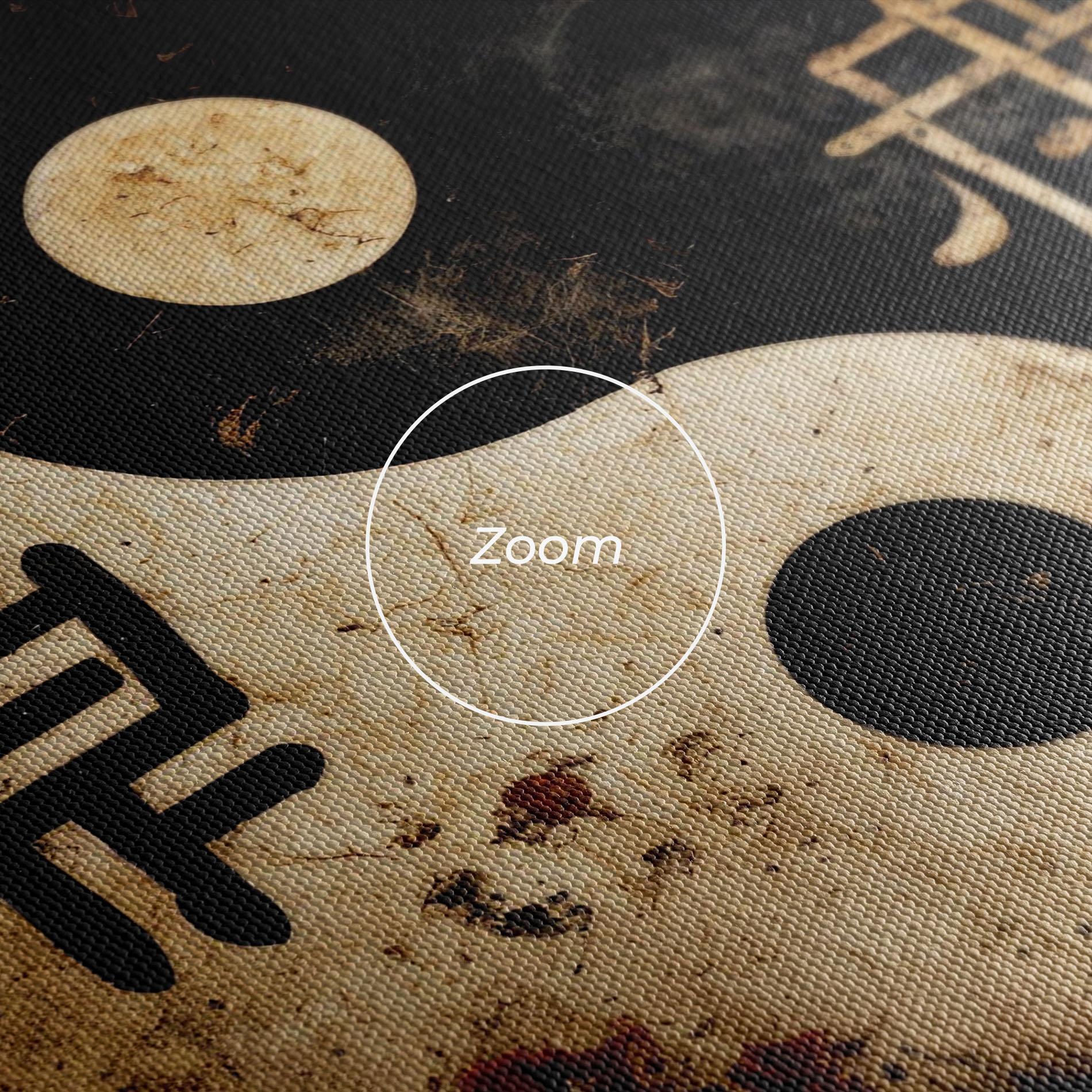 Картина на платно Chinese Yinyang mockup 3