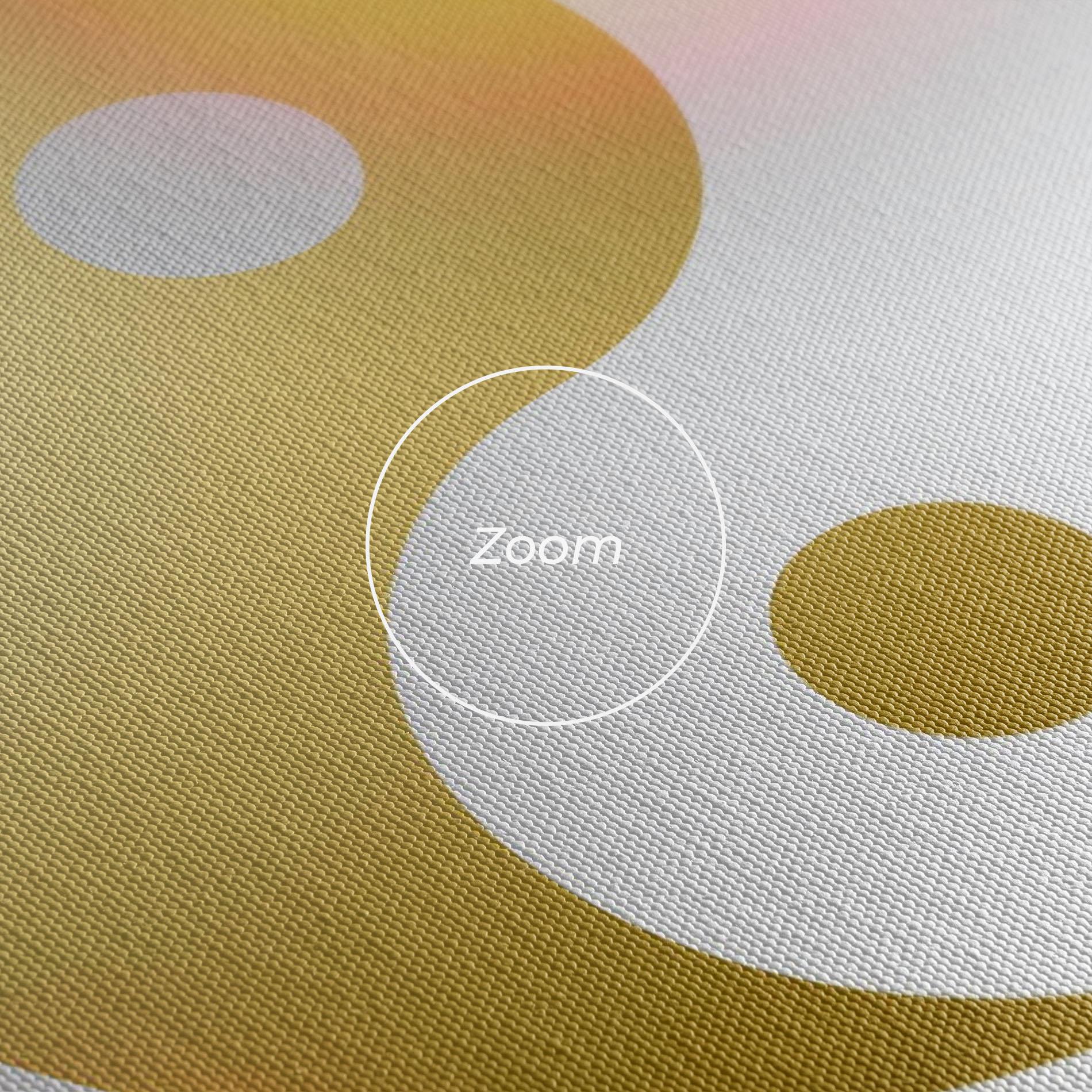 Картина на платно Gold Light Yinyang mockup 3