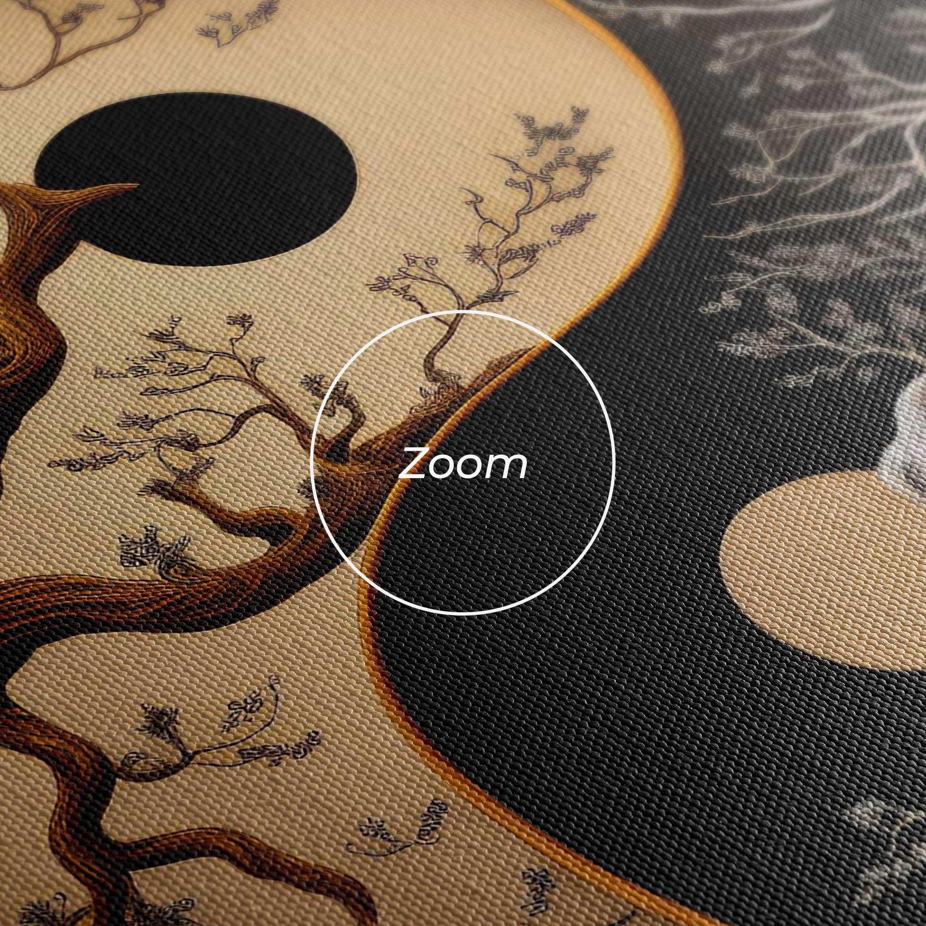 Картина на платно Old Tree Yinyang mockup 3