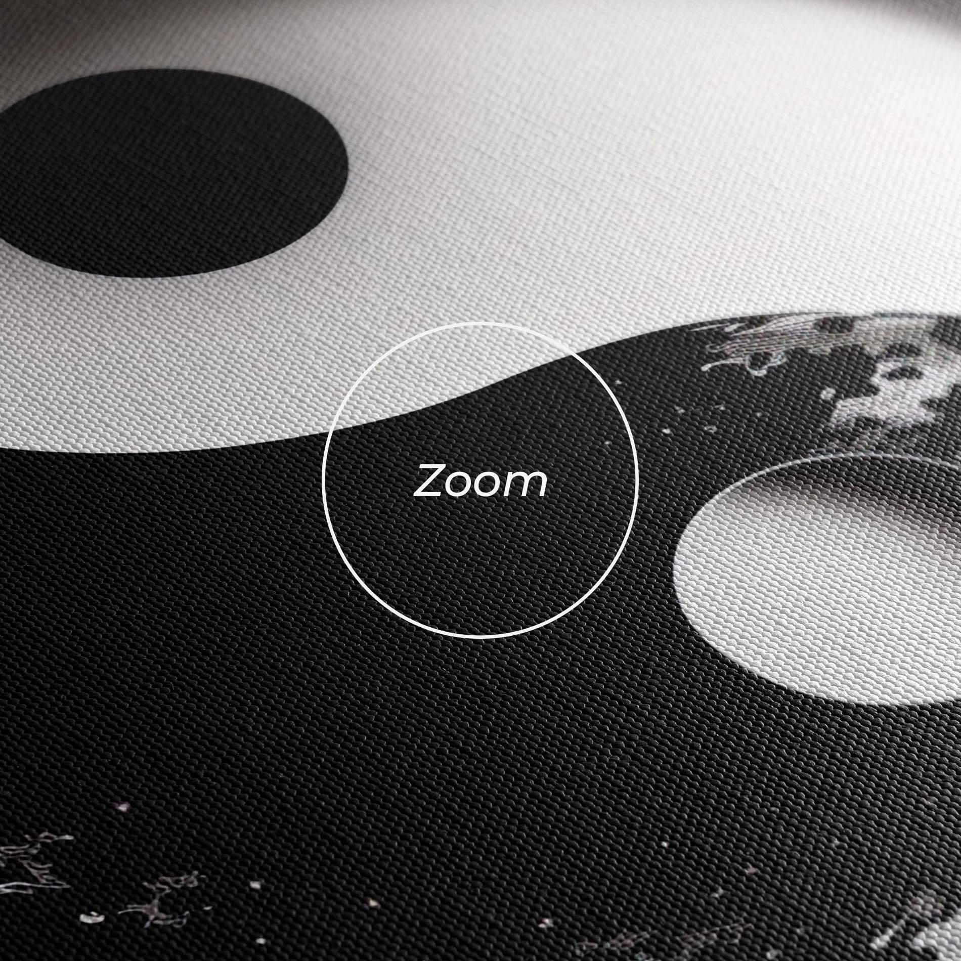 Картина на платно Purple Light Yinyang mockup 3