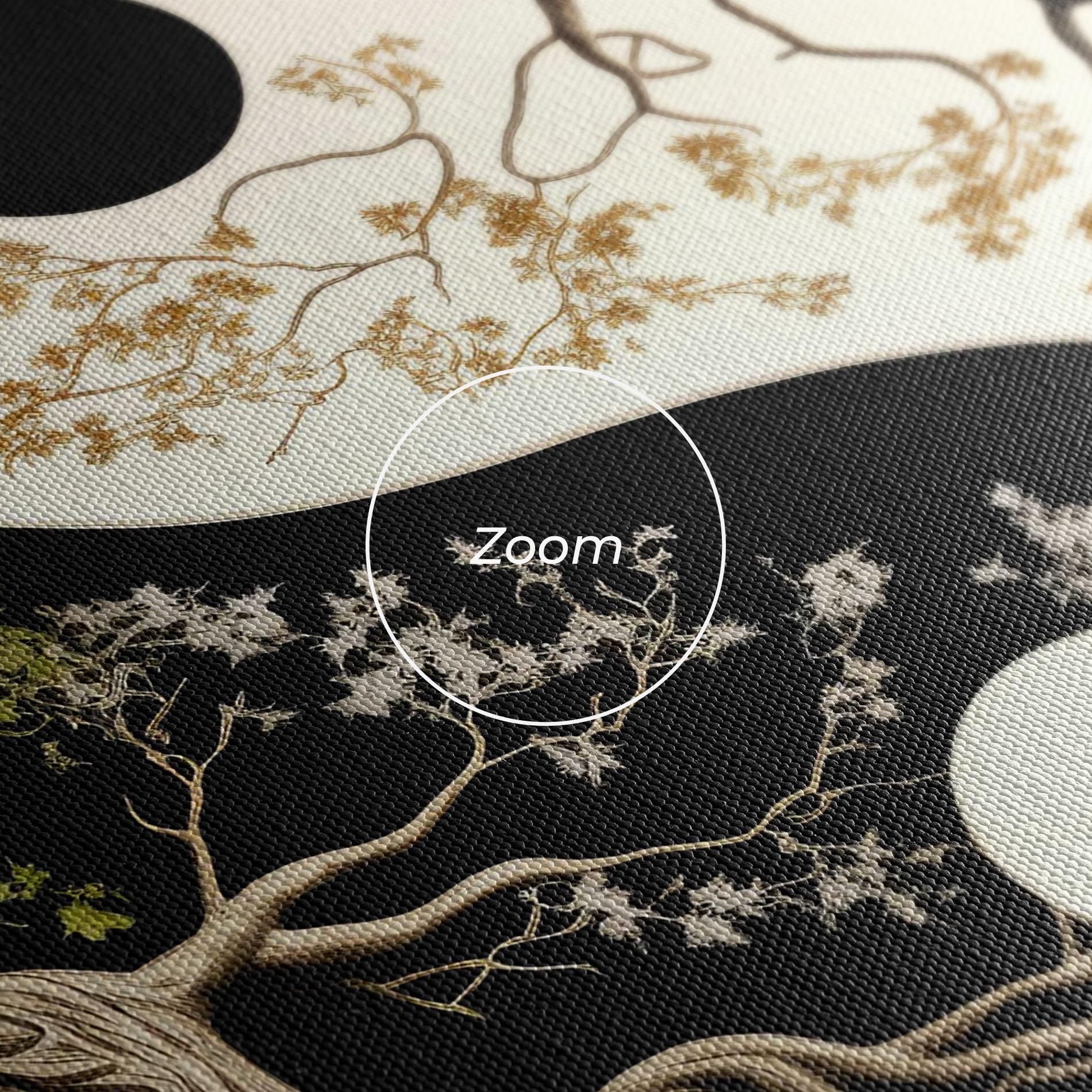 Картина на платно Tree Yinyang mockup 3