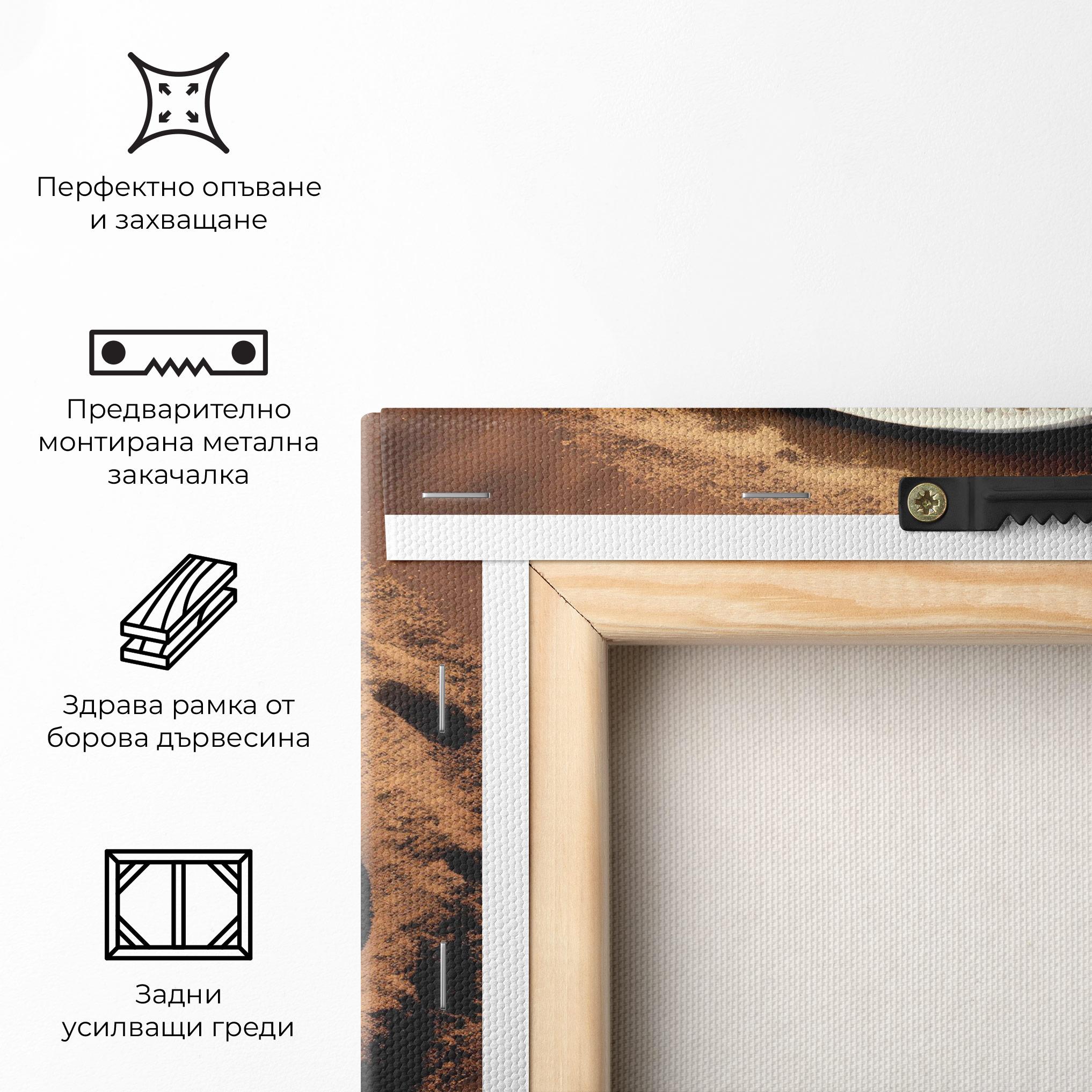 Картина на платно Earth Yinyang mockup 5