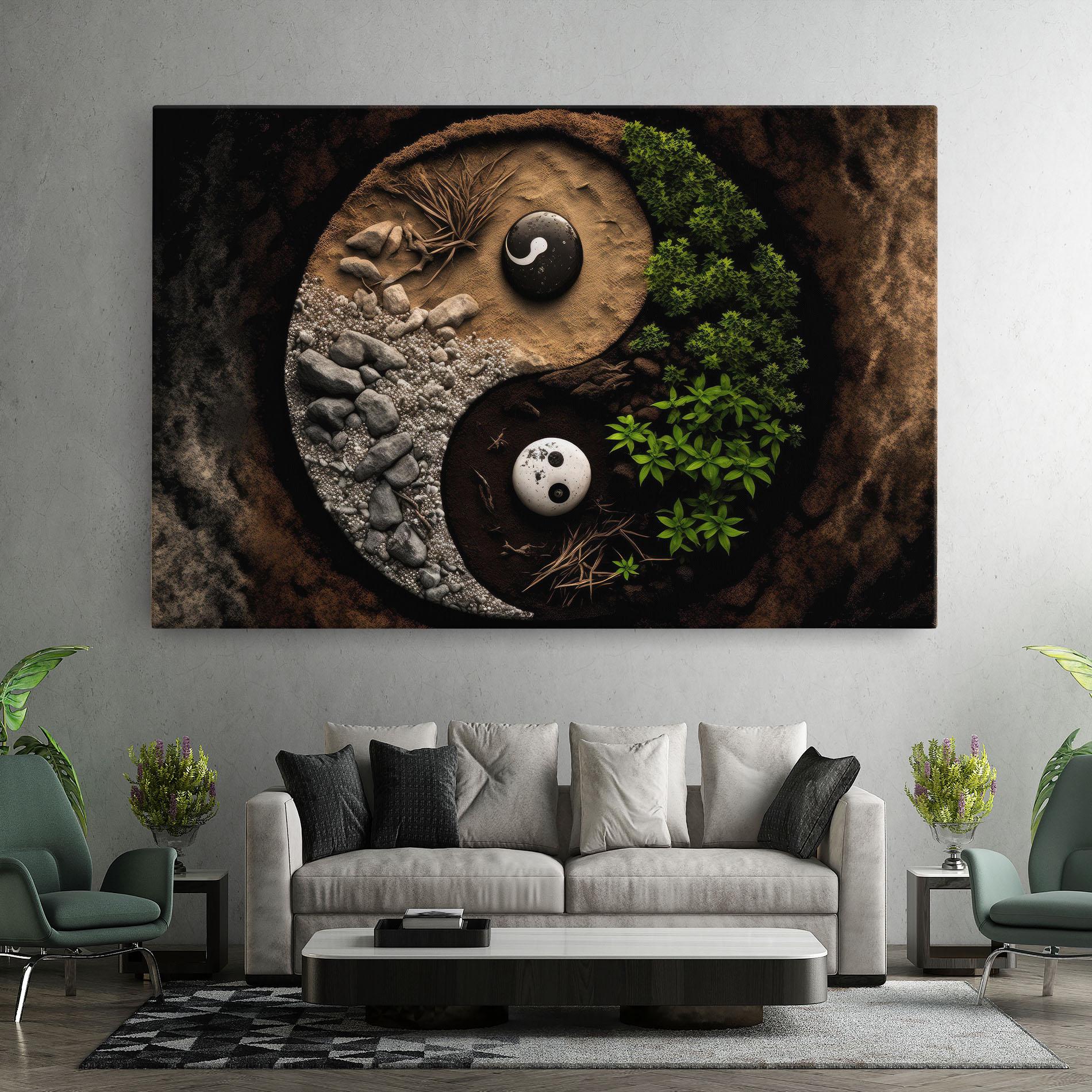 Картина на платно Nature Yinyang mockup 7