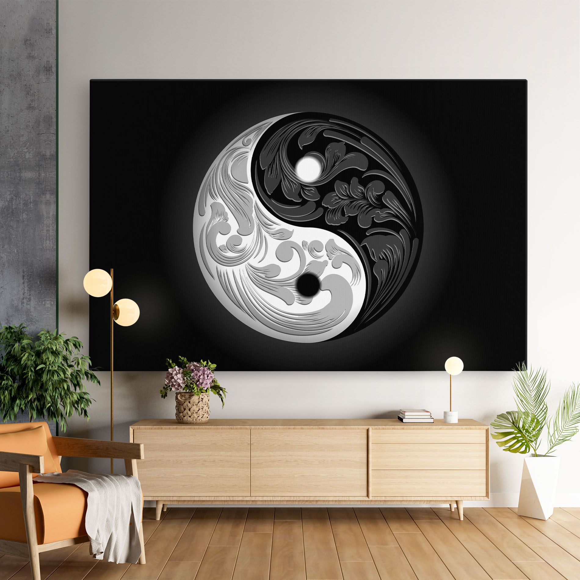 Yinyang Grey mockup 9