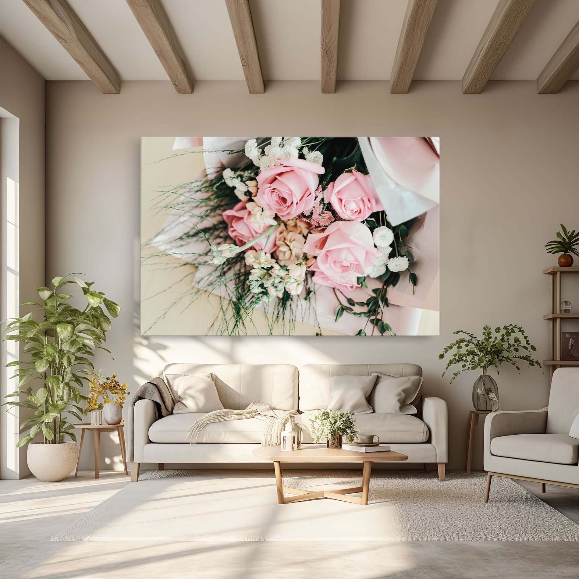 Baby Pink Bouquet mockup 6