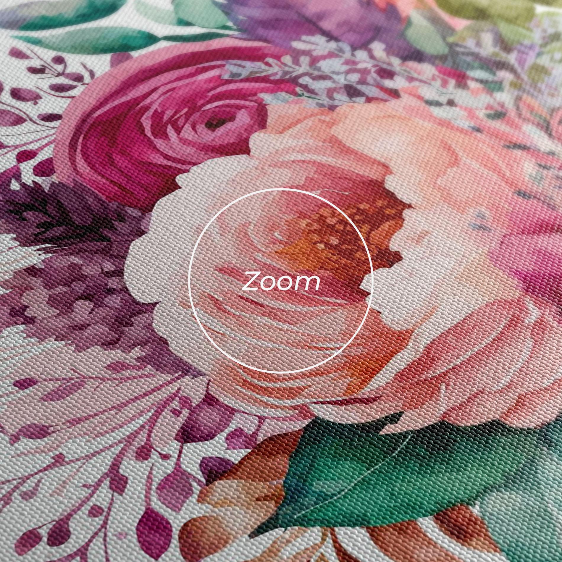 Картина на платно Bouquet Of Pink Roses mockup 3