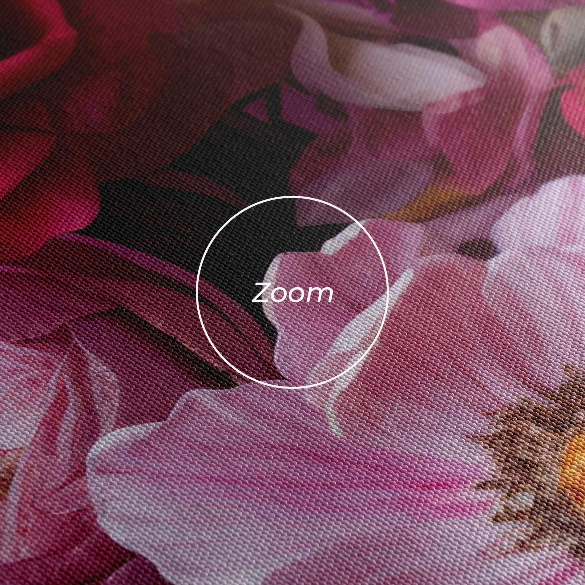 Картина на платно Pink Red Bouquet mockup 3