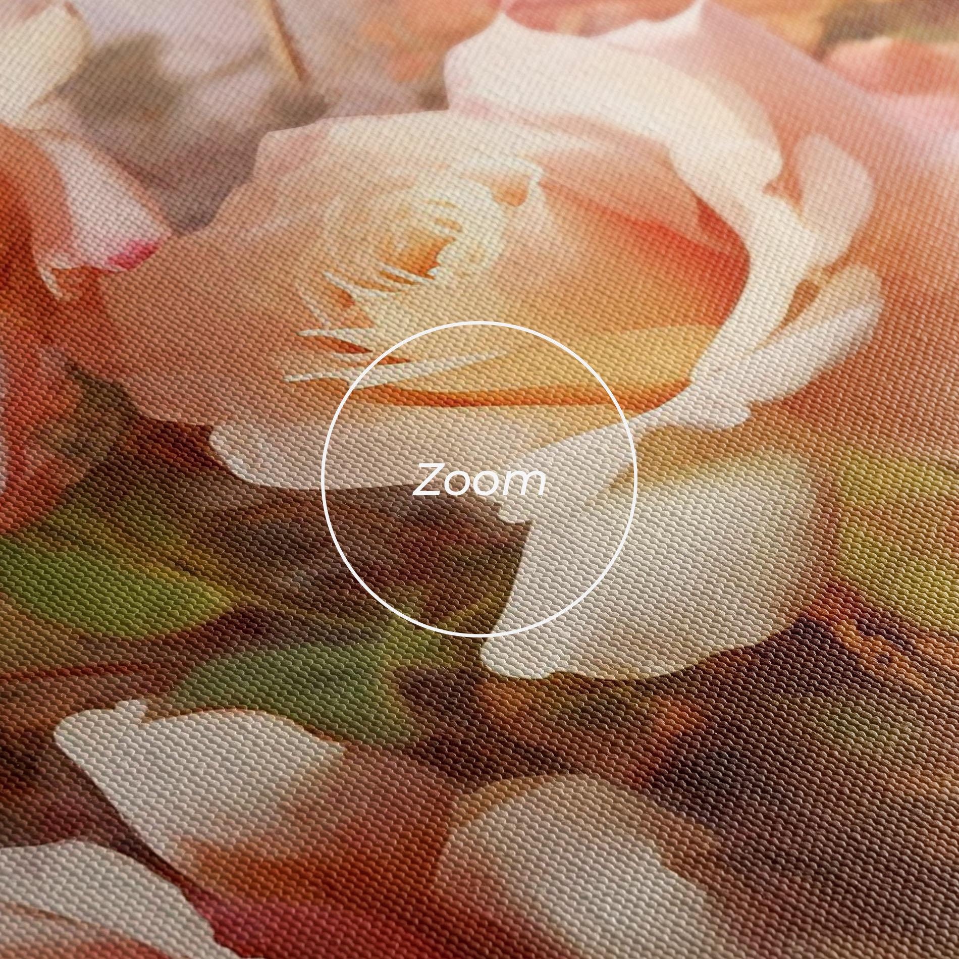 Картина на платно Roses Bouquet Painting mockup 3