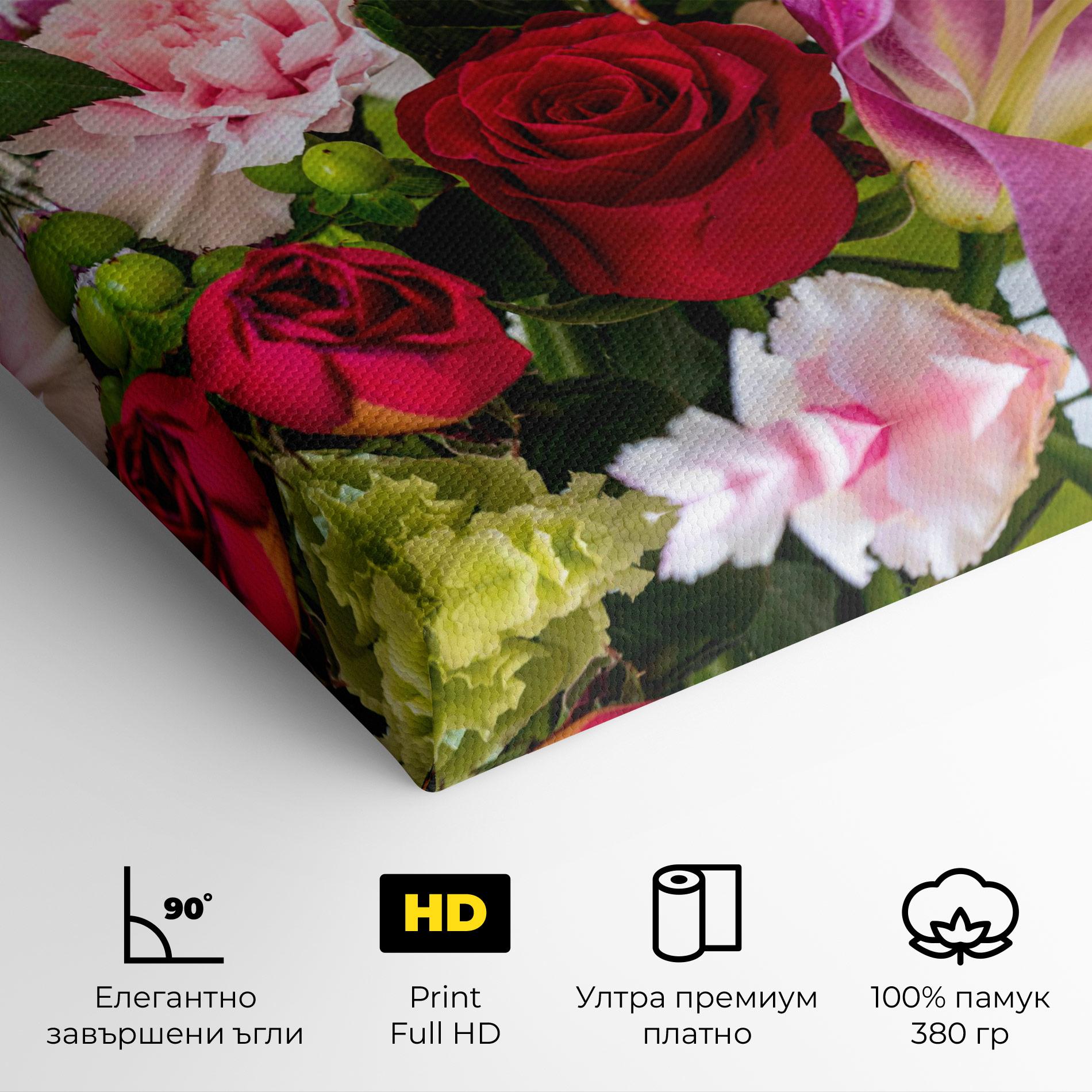 Картина на платно Bouquet mockup 4