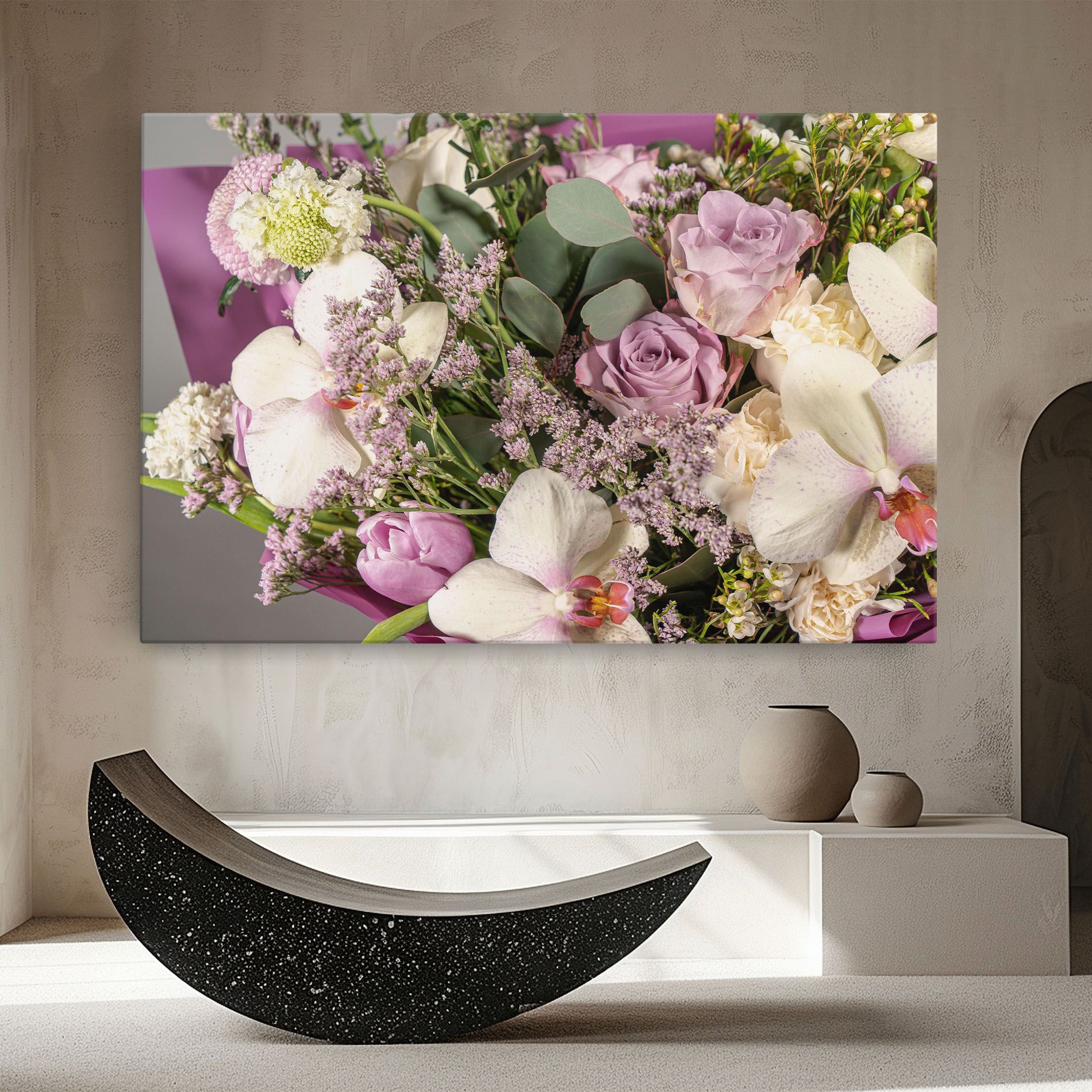 Cute Purple Bouquet mockup 8